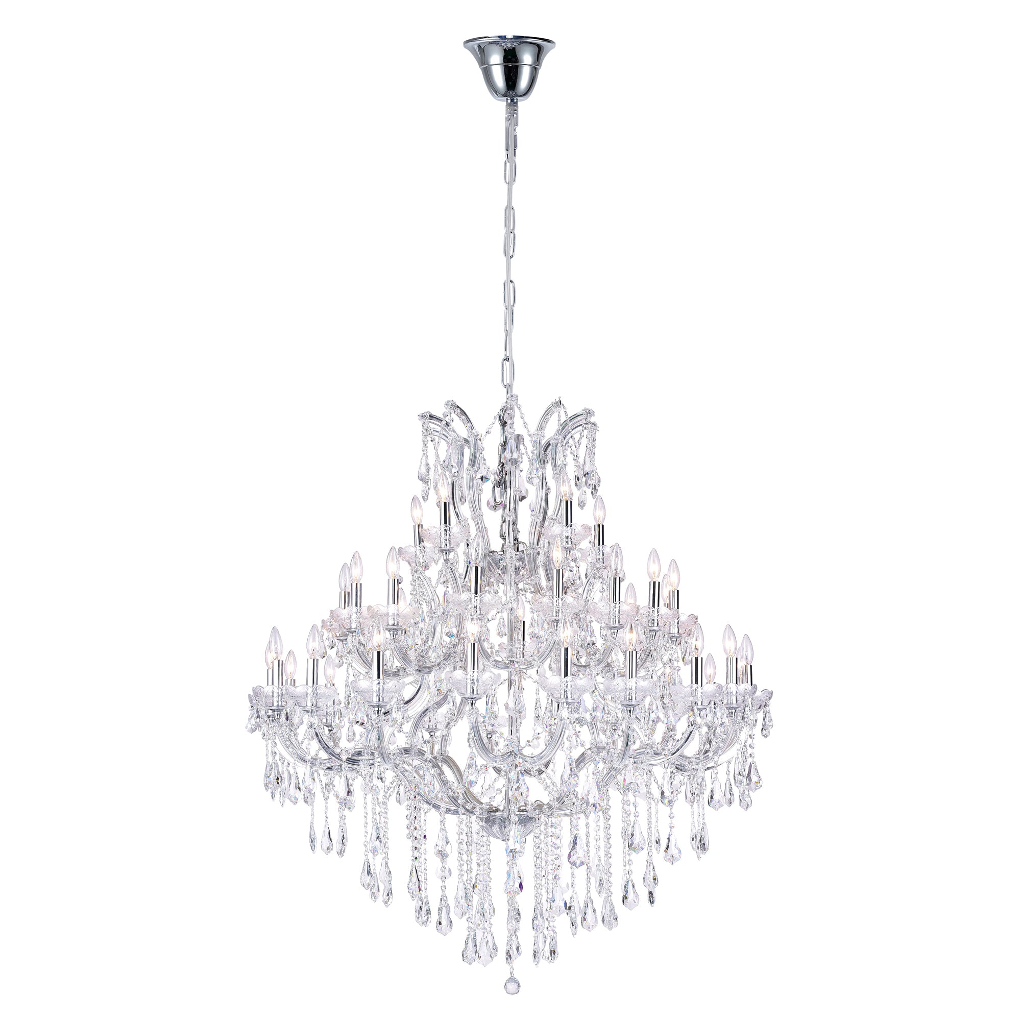 Maria Chandeliers Chrome Finish 41 Lights