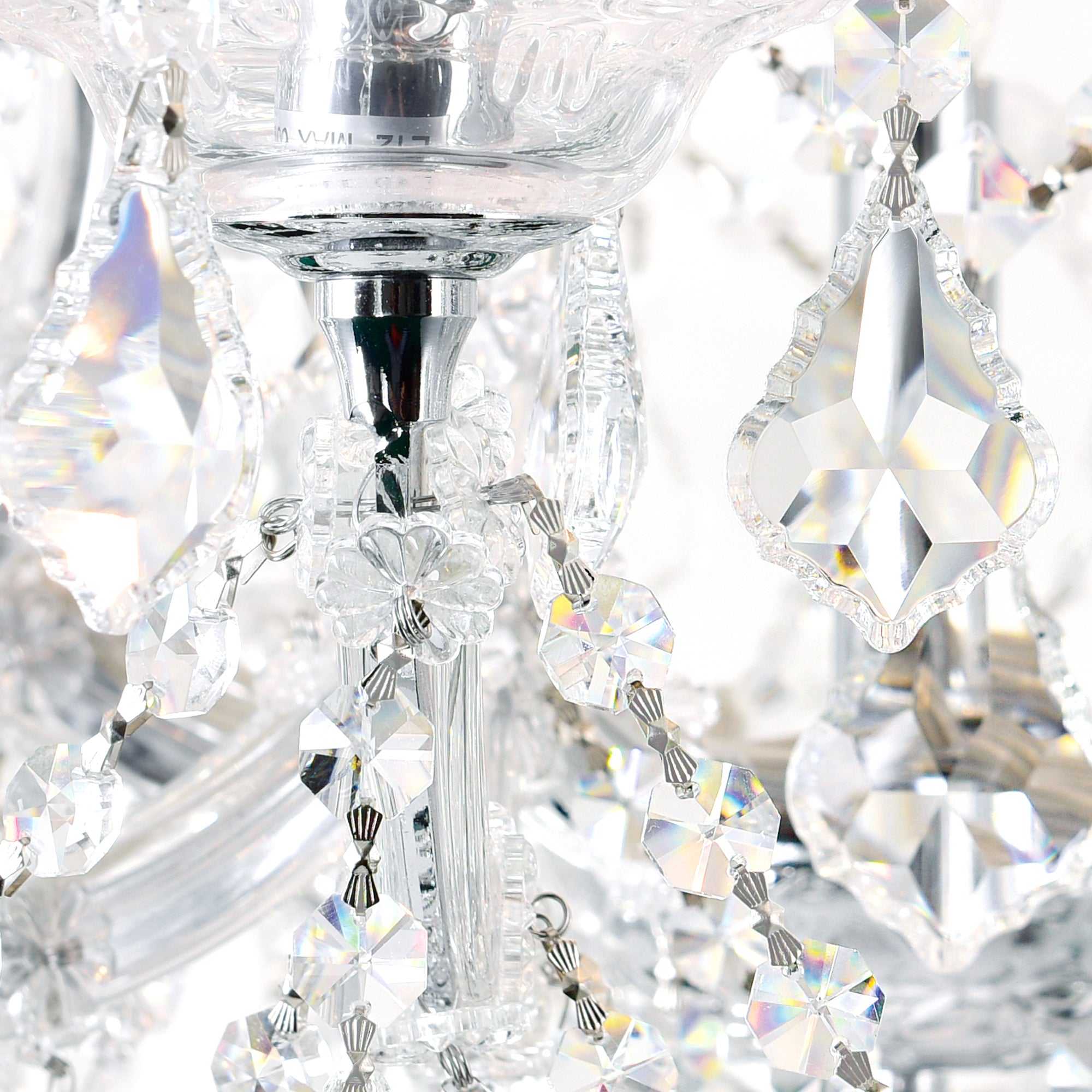 Maria Chandeliers 49 Light Chrome Crystal