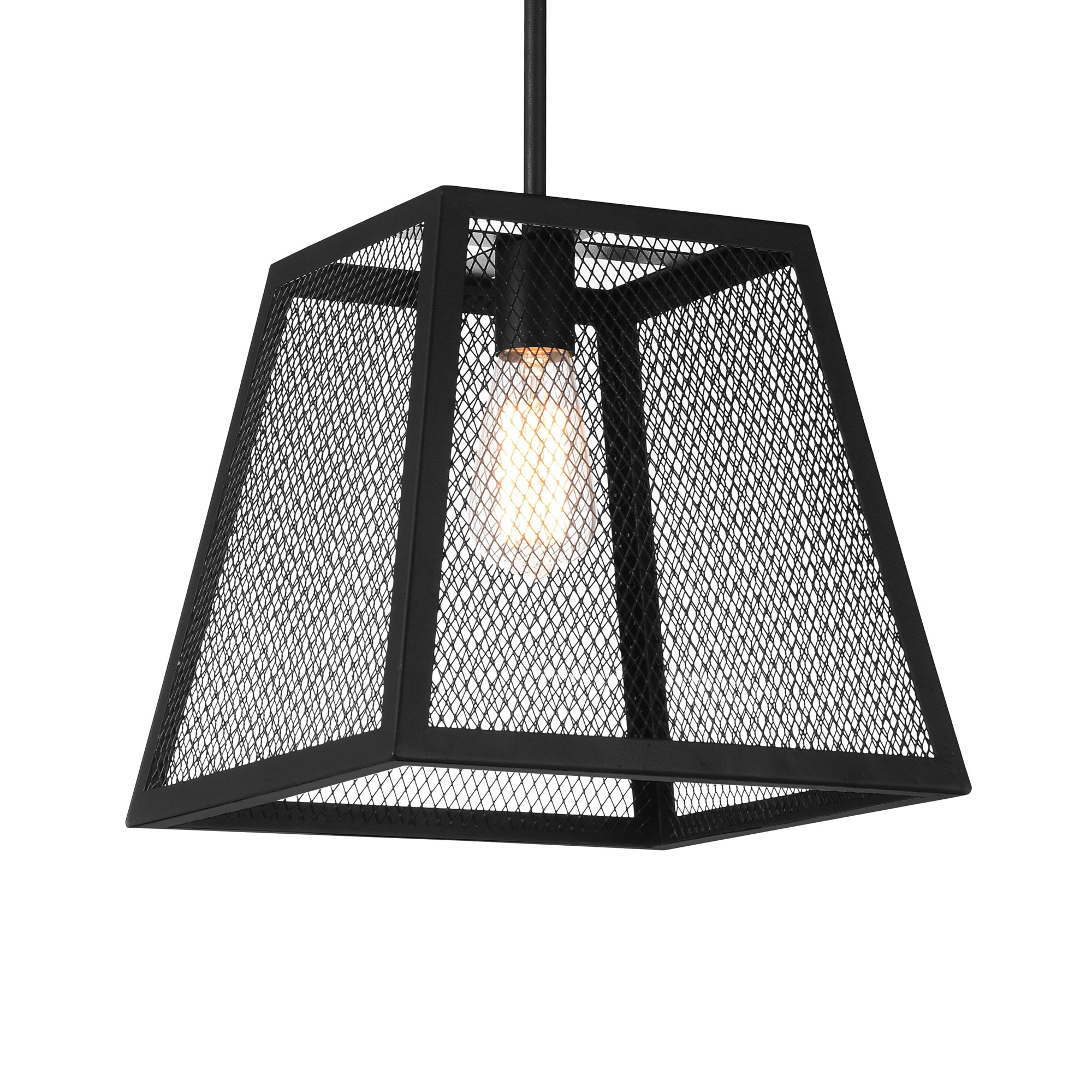 Alyson 1 Light Black Mini Pendant