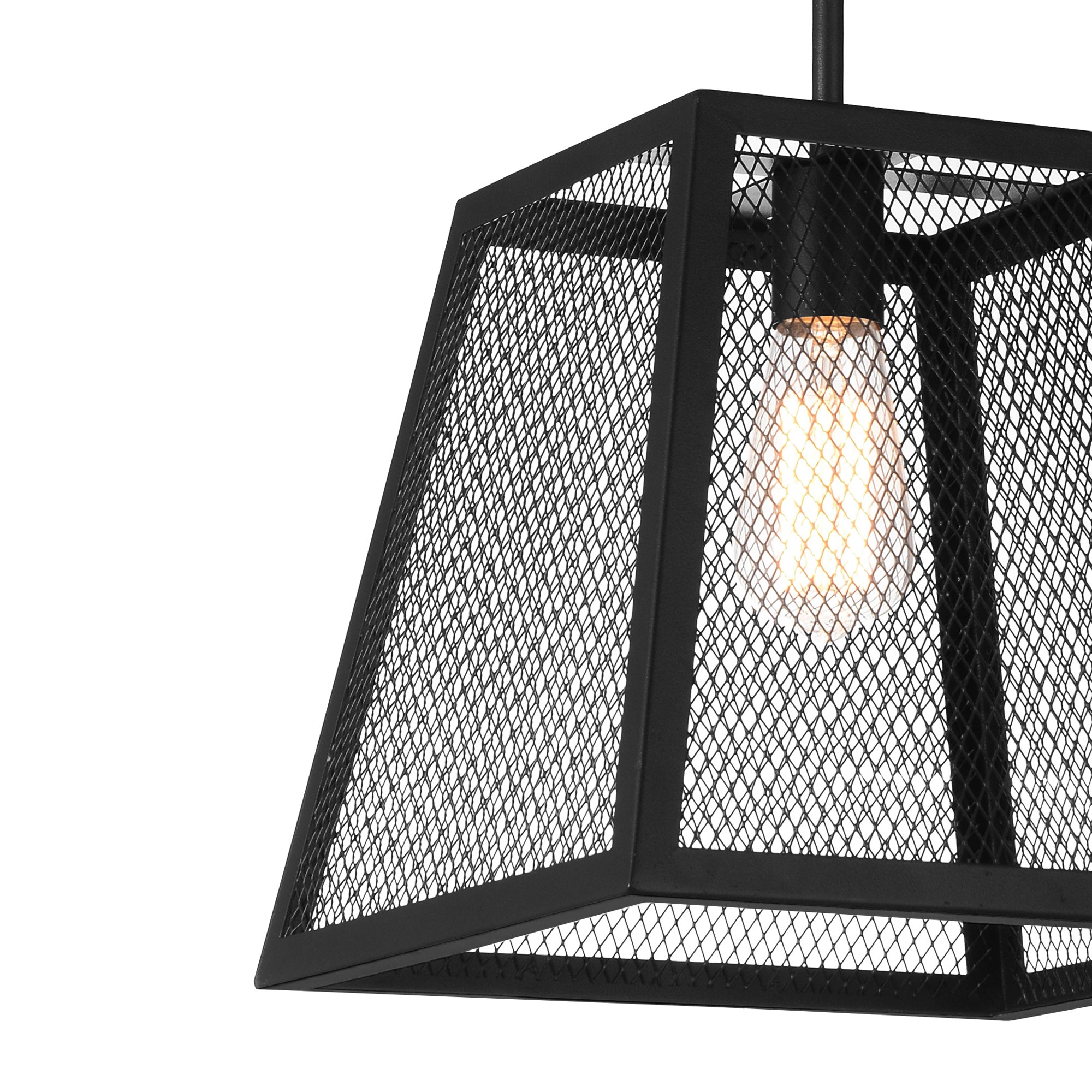 Alyson 1 Light Black Mini Pendant