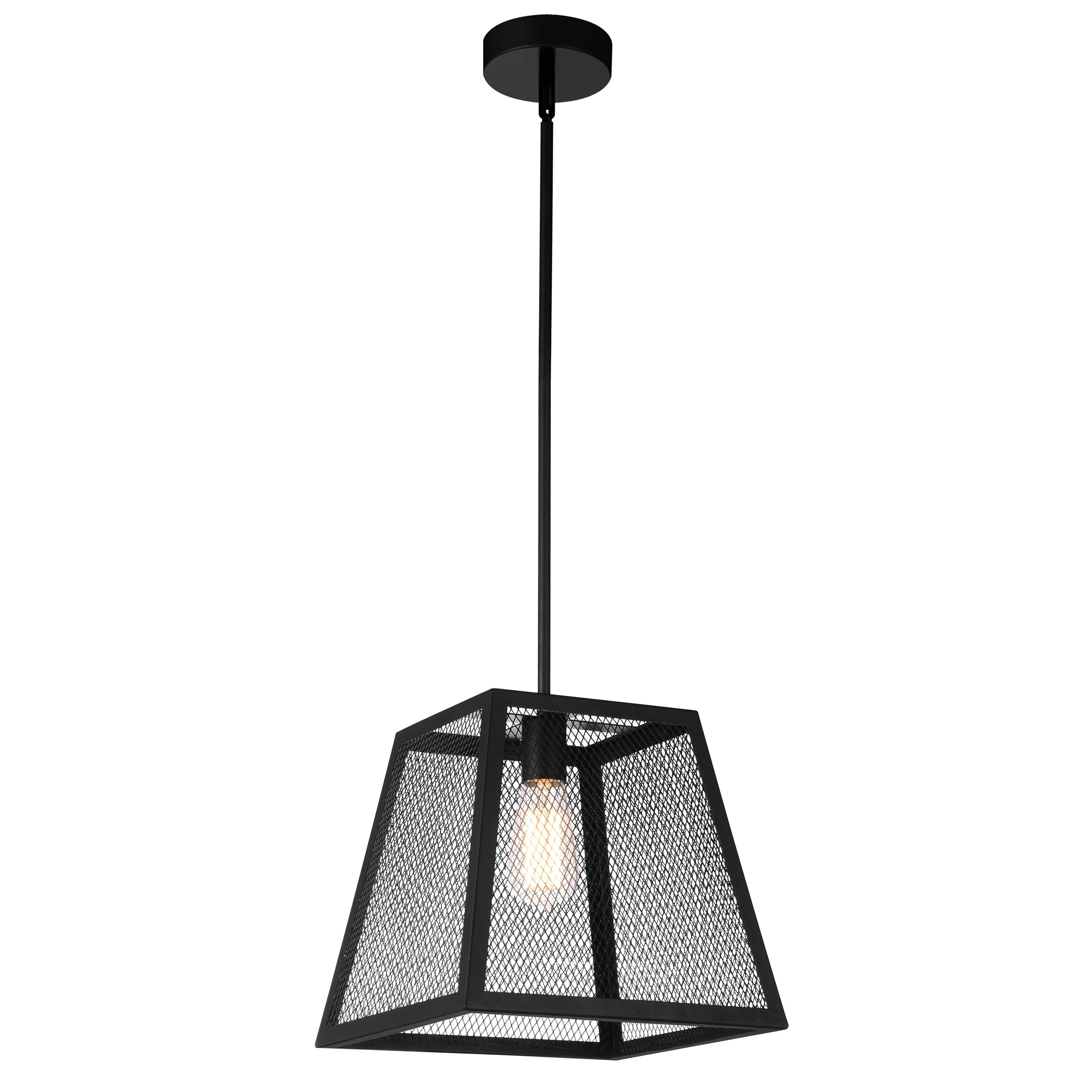 Alyson 1 Light Black Mini Pendant