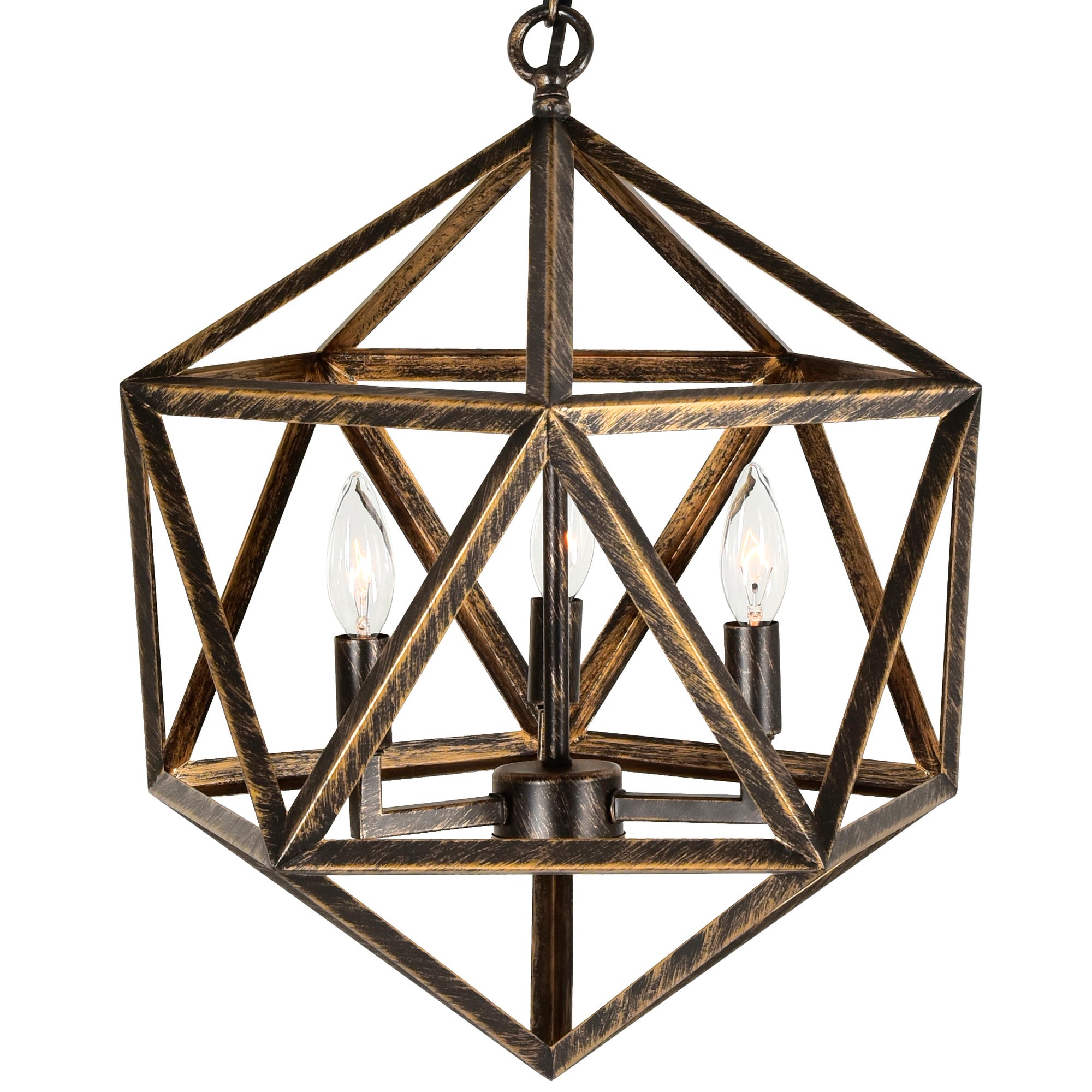 Amazon 3 Light Copper Pendant Light