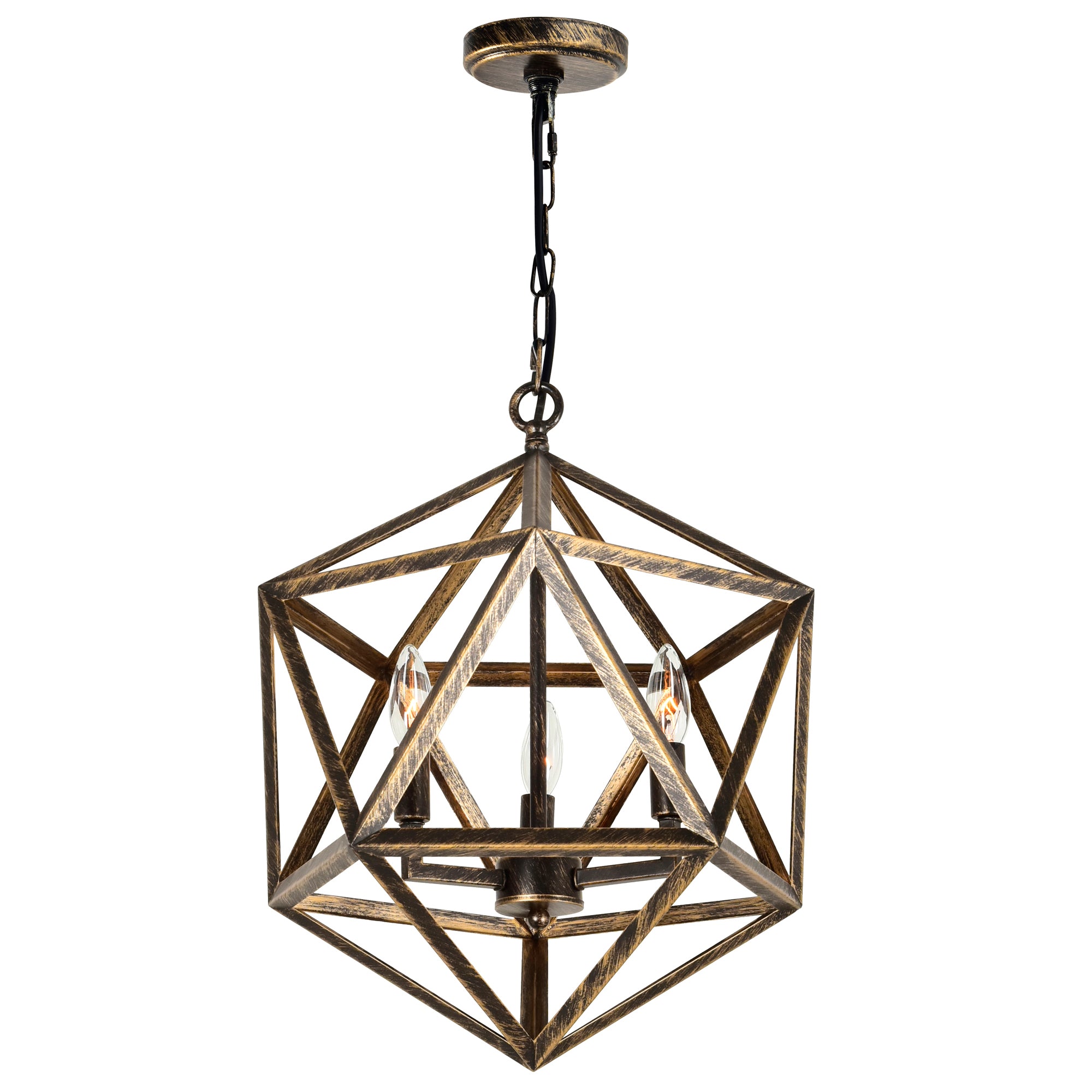 Amazon 3 Light Copper Pendant Light