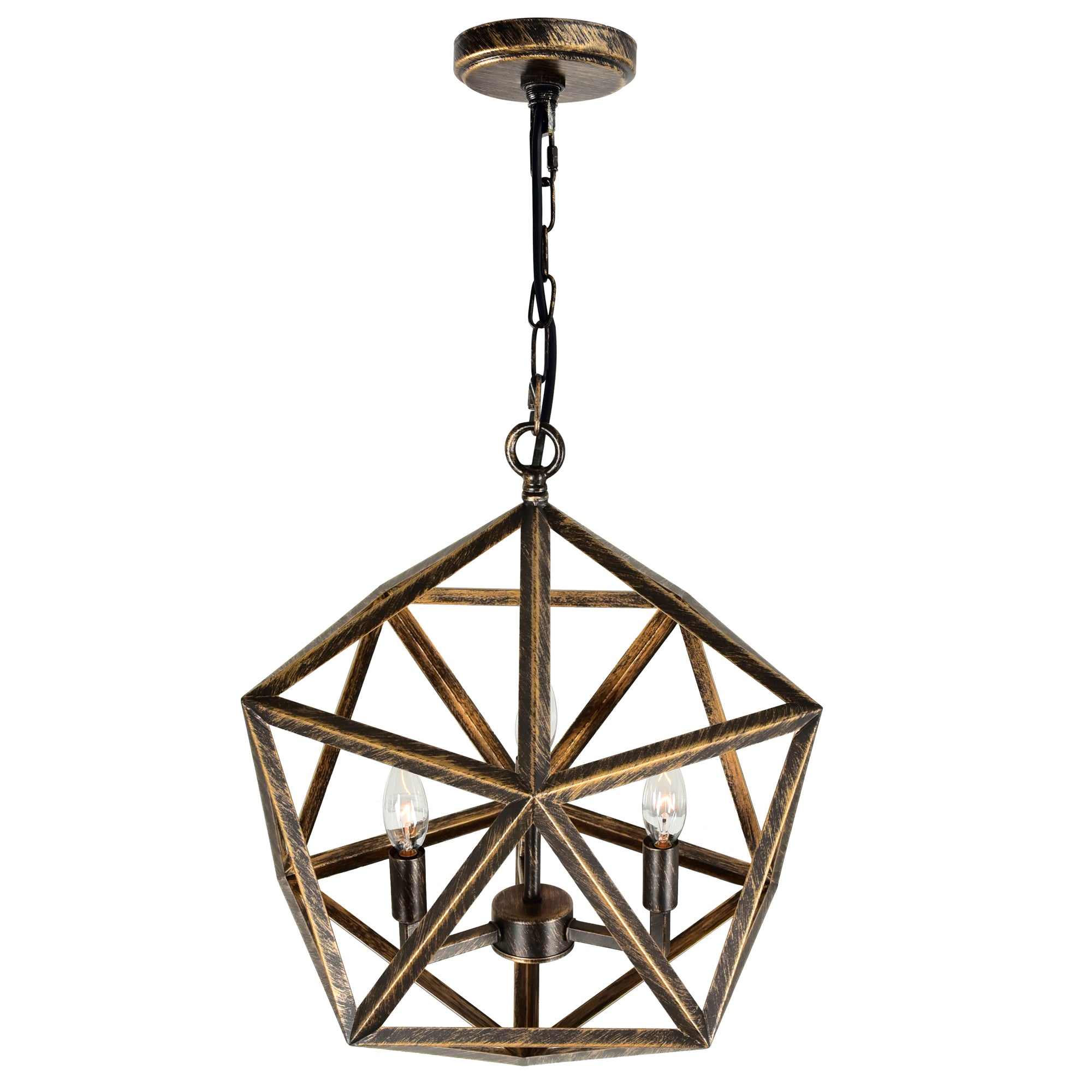 Amazon 3 Light Copper Pendant Light