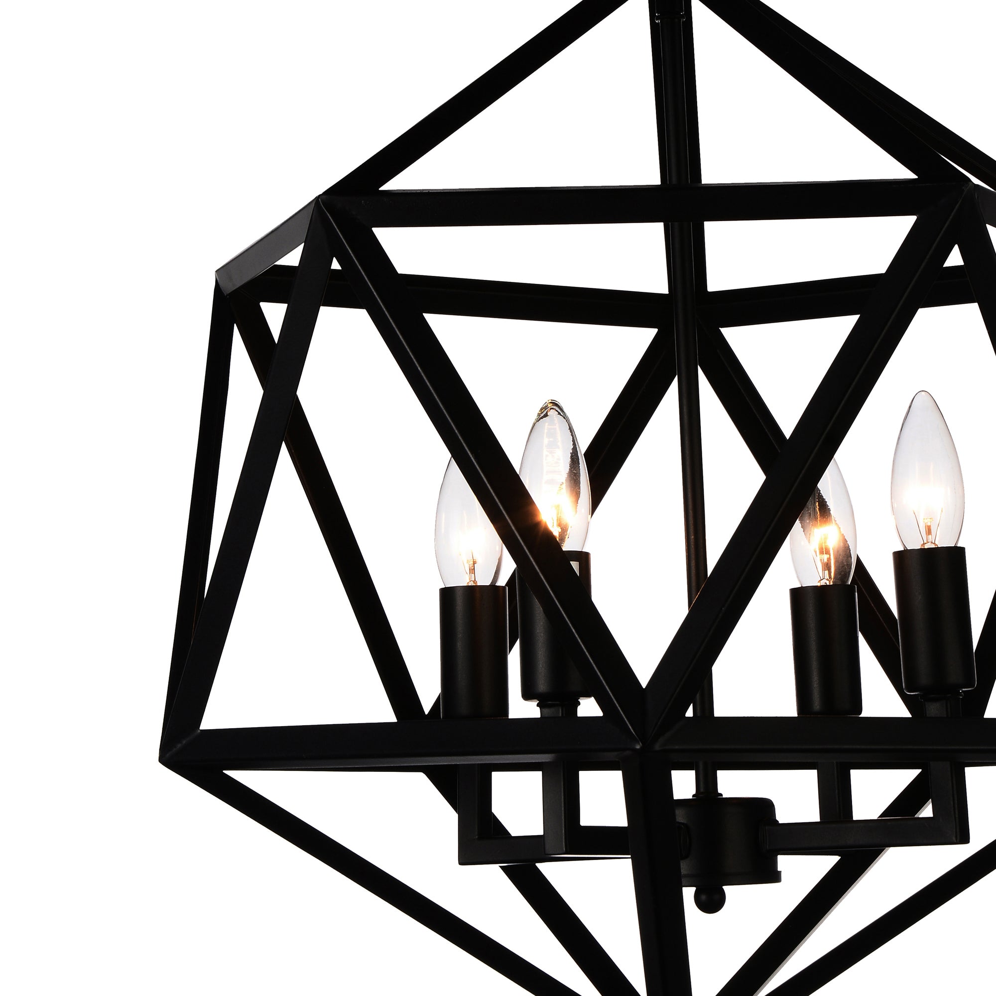 Amazon 4 Light Black Pendant Light