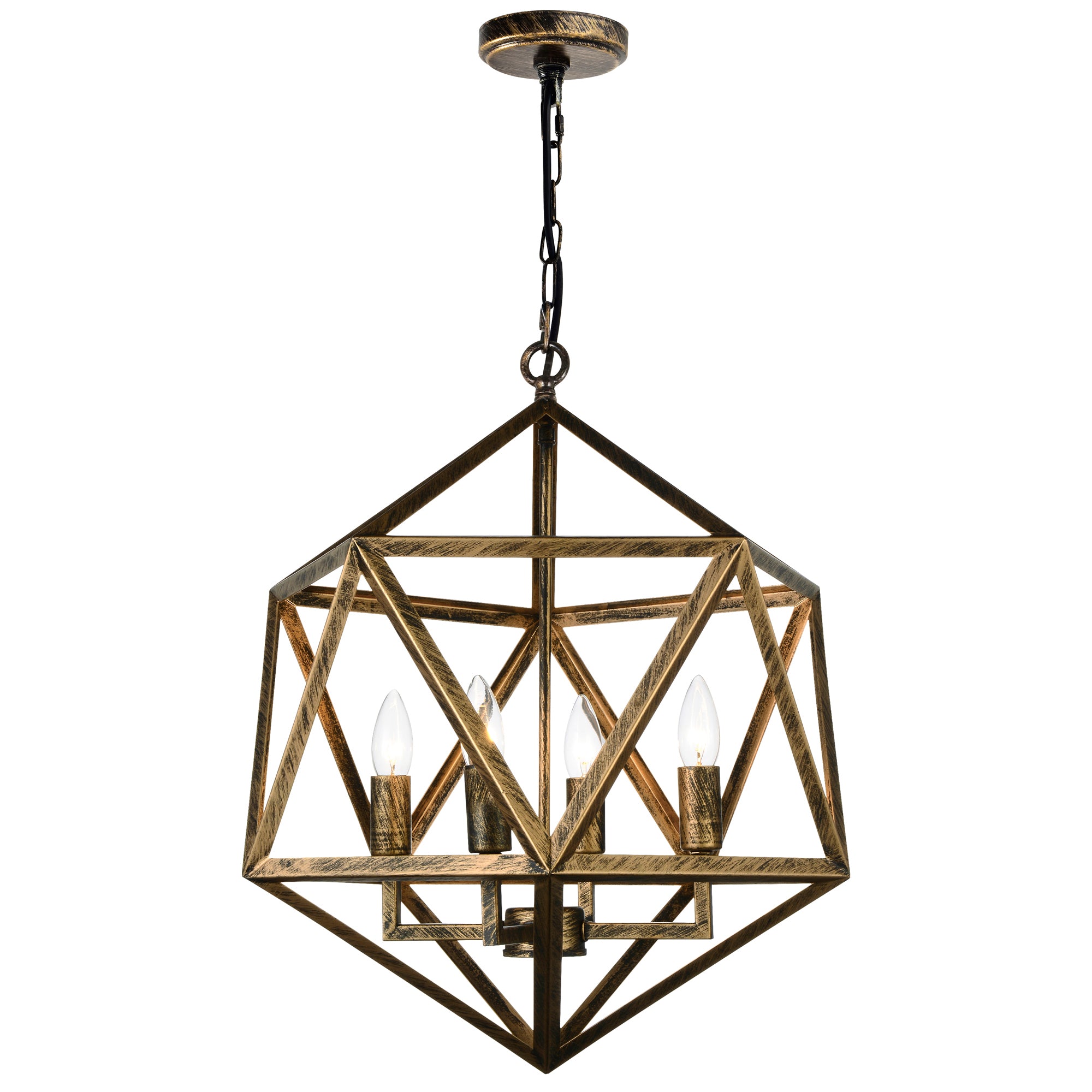 Amazon 4 Light Copper Pendant Light