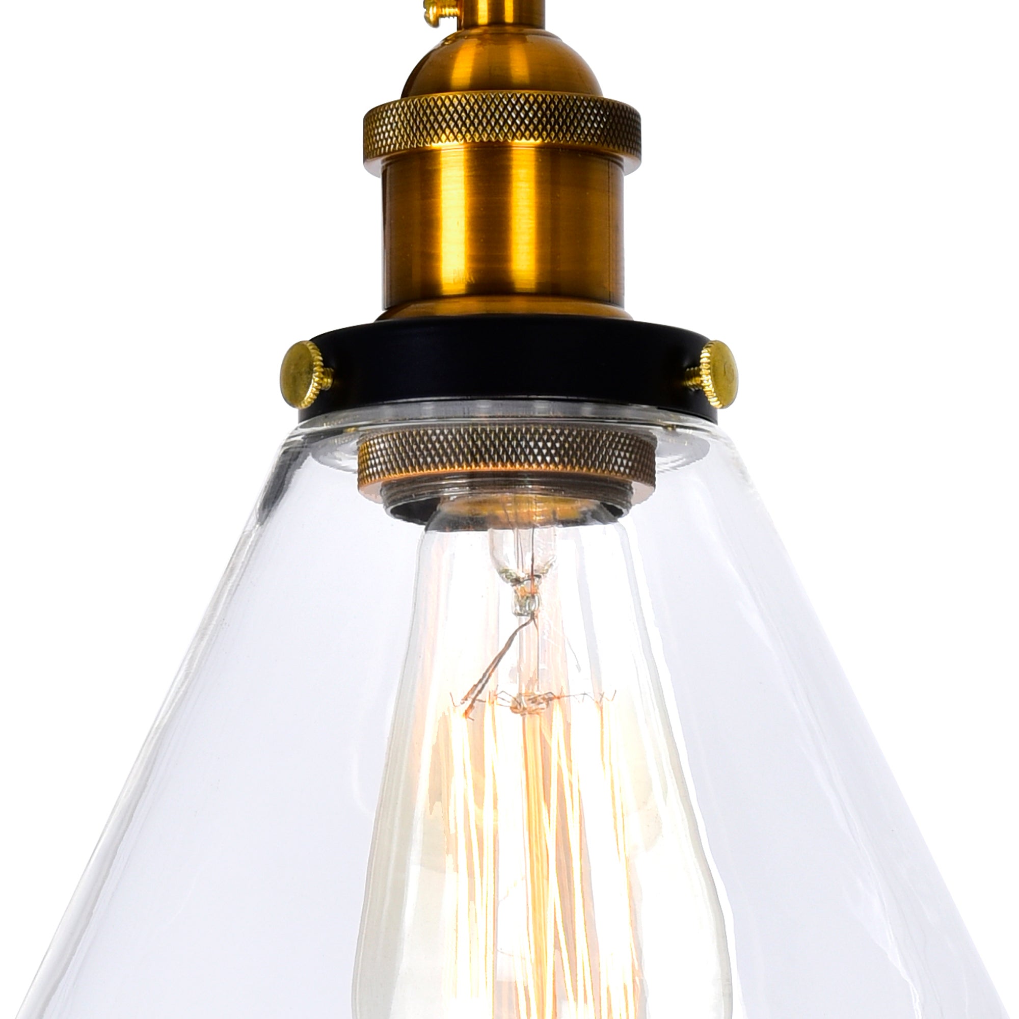 Eustis 2 Light 15in Black Vanity Light Gold Vanity Light