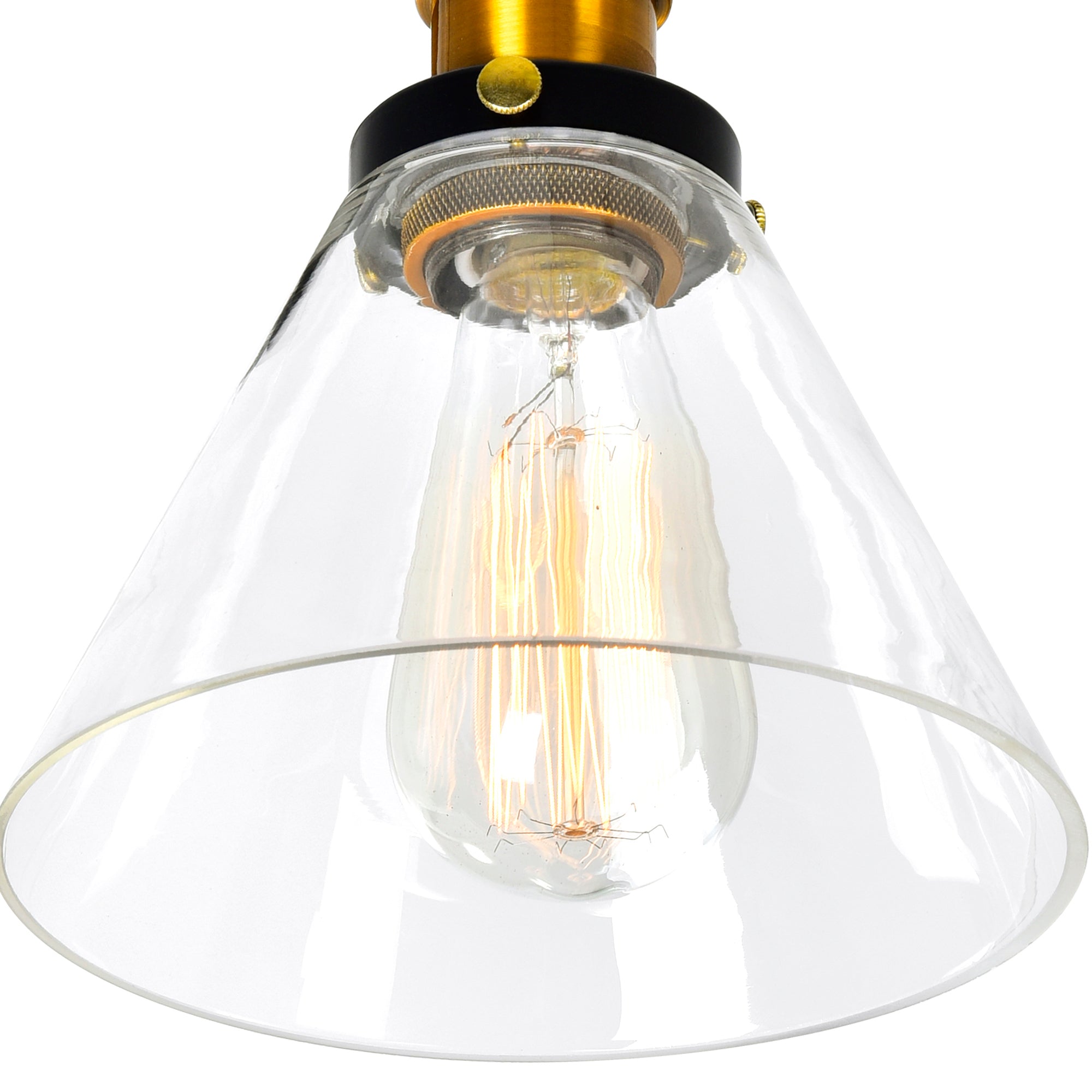 Eustis 2 Light 15in Black Vanity Light Gold Vanity Light