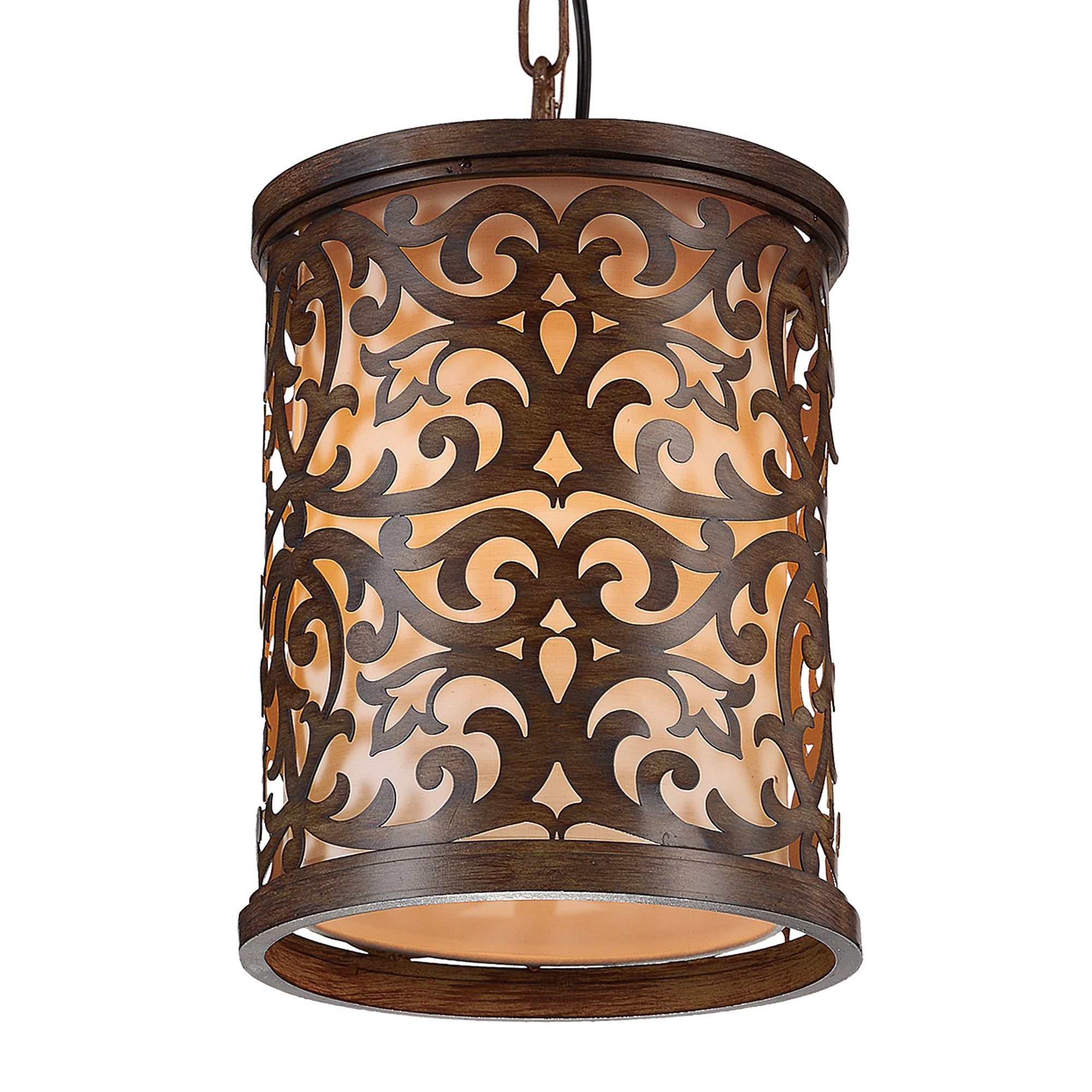 Nicole Brushed Mini Pendant Drum Light