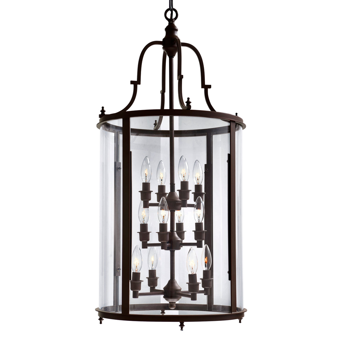 Desire 12 Light Bronze Chandelier Drum