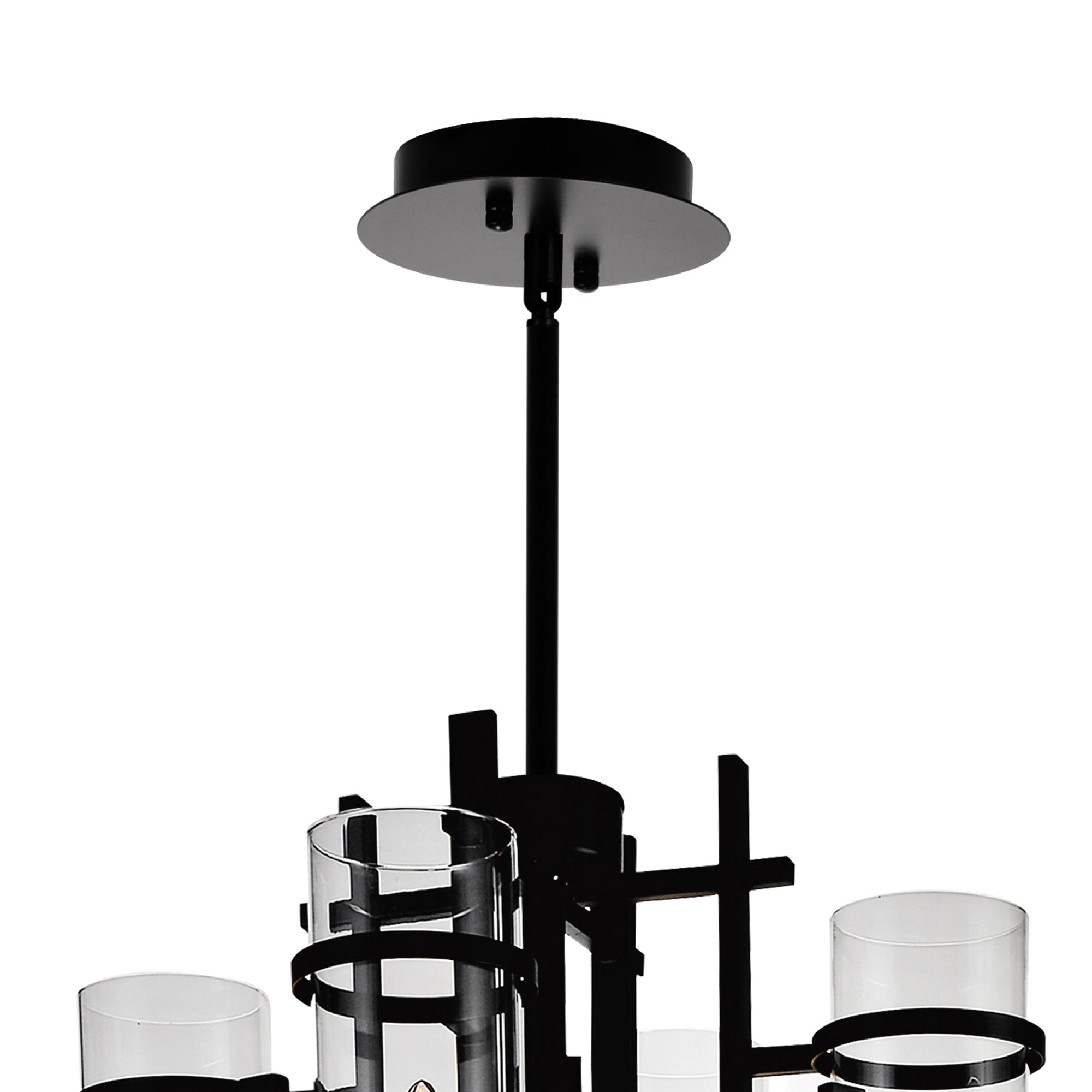Sierra Chandeliers 12 Black Finish