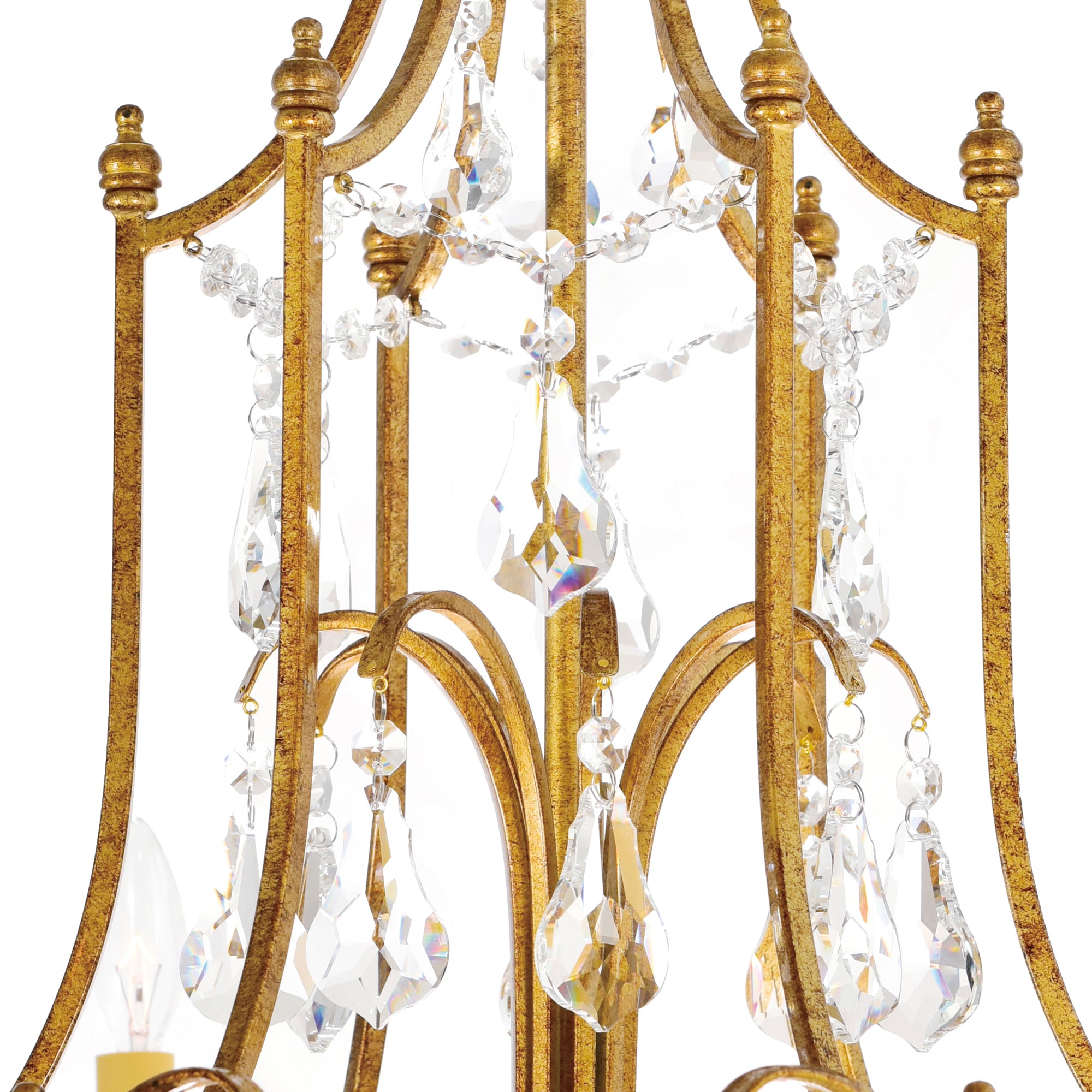 Electra Chandeliers 6 Light Oxidized Bronze
