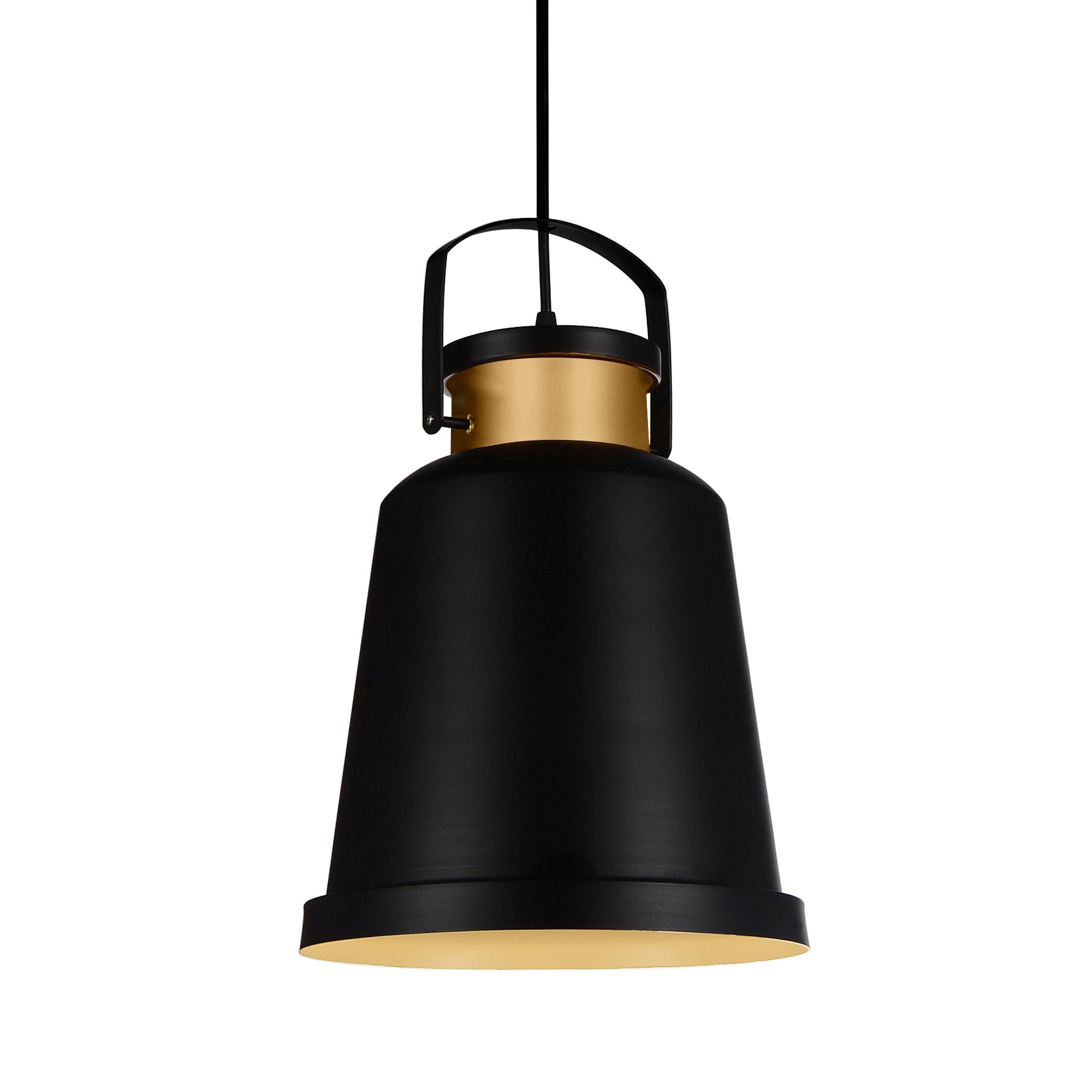 Elisa 1 Light Black Pendant