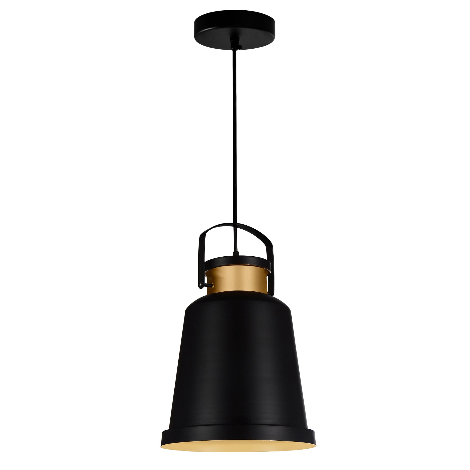 Elisa 1 Light Black Pendant