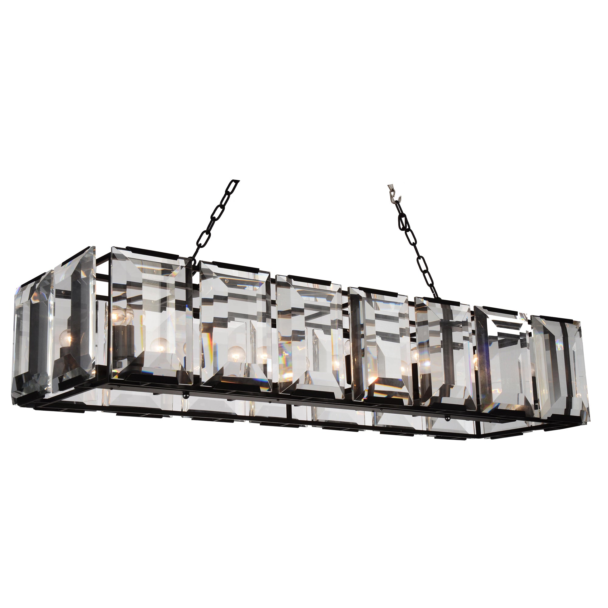 Jacquet 14 Light Black Chandelier