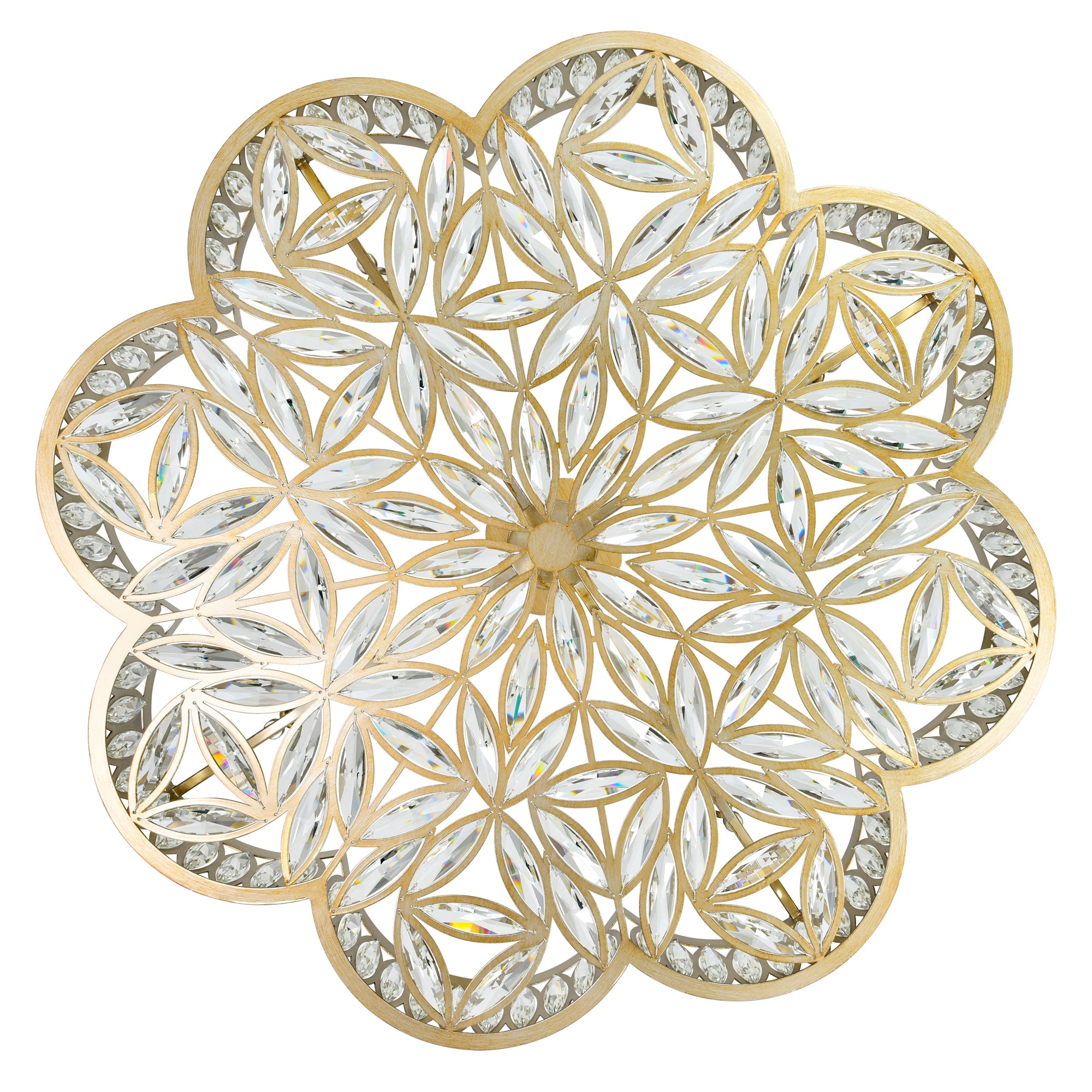Nova Chandeliers Champagne 8 Lights