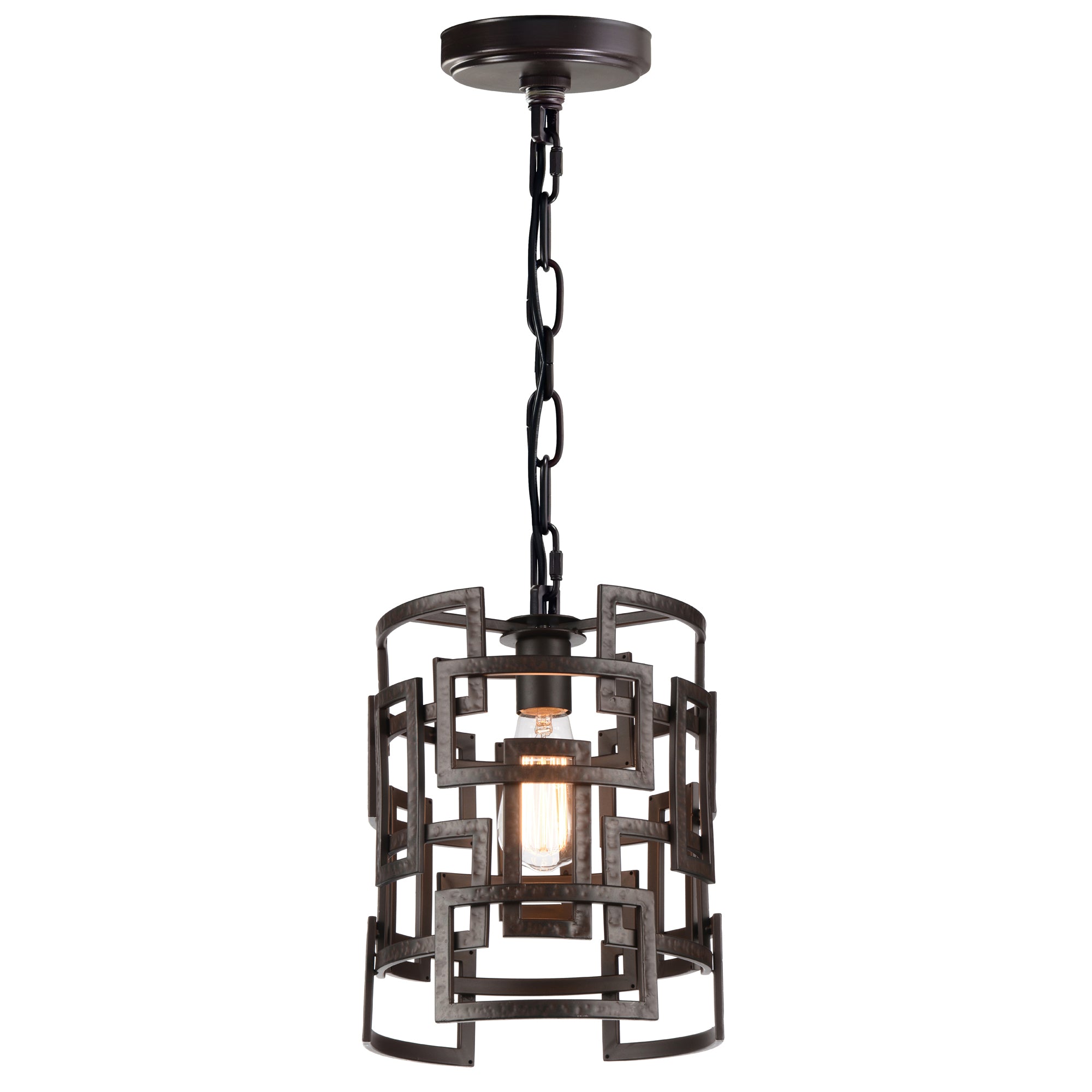 Litani 1 Light Brown Mini Pendant