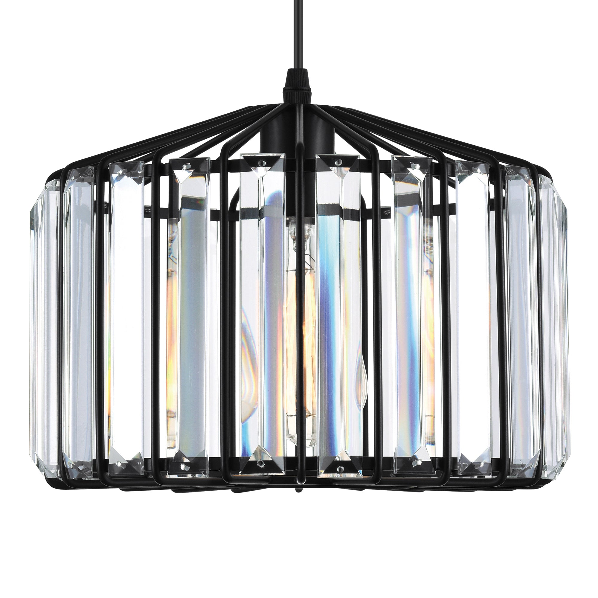 Alethia 1 Light Black Pendant