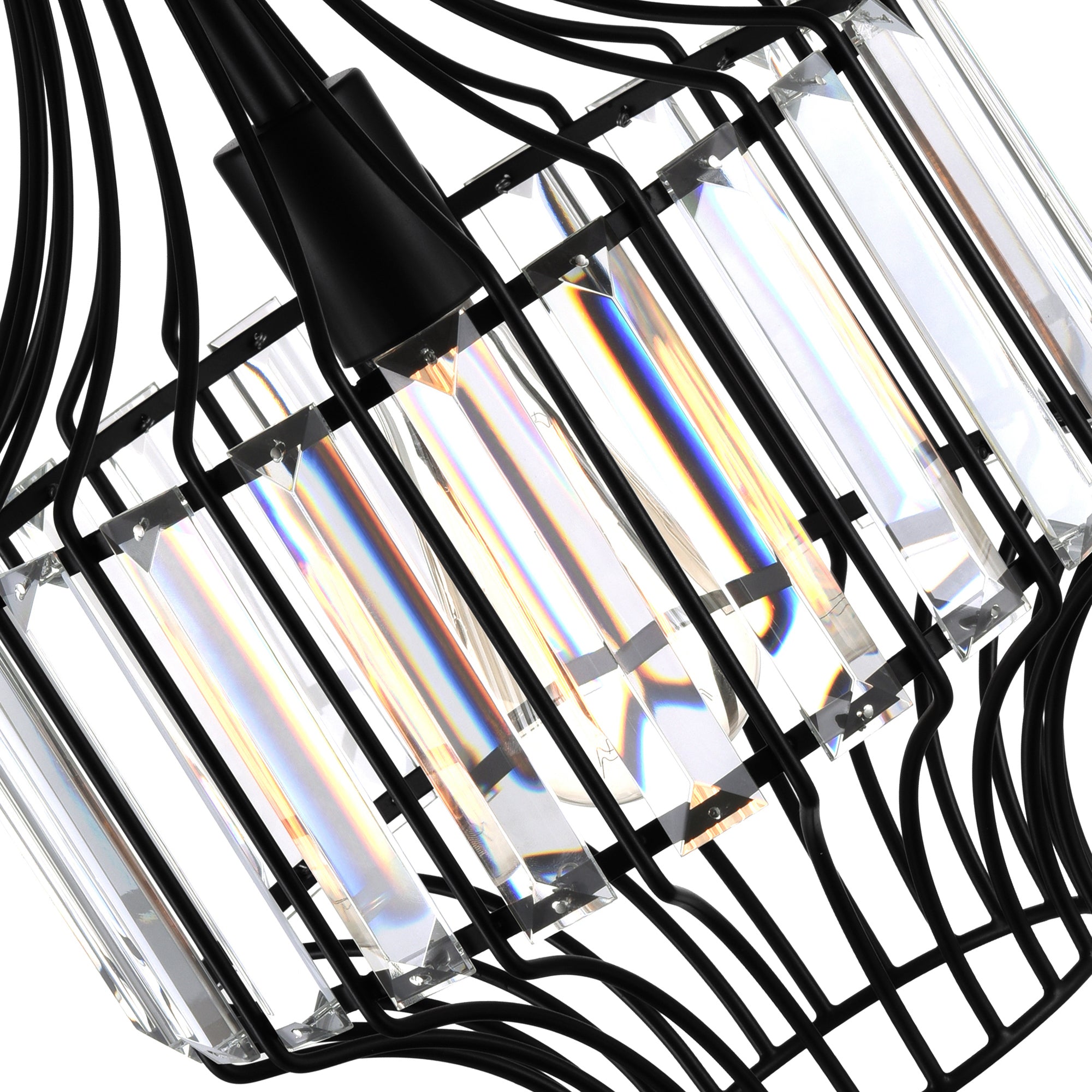 Alethia 1 Light Black Pendant
