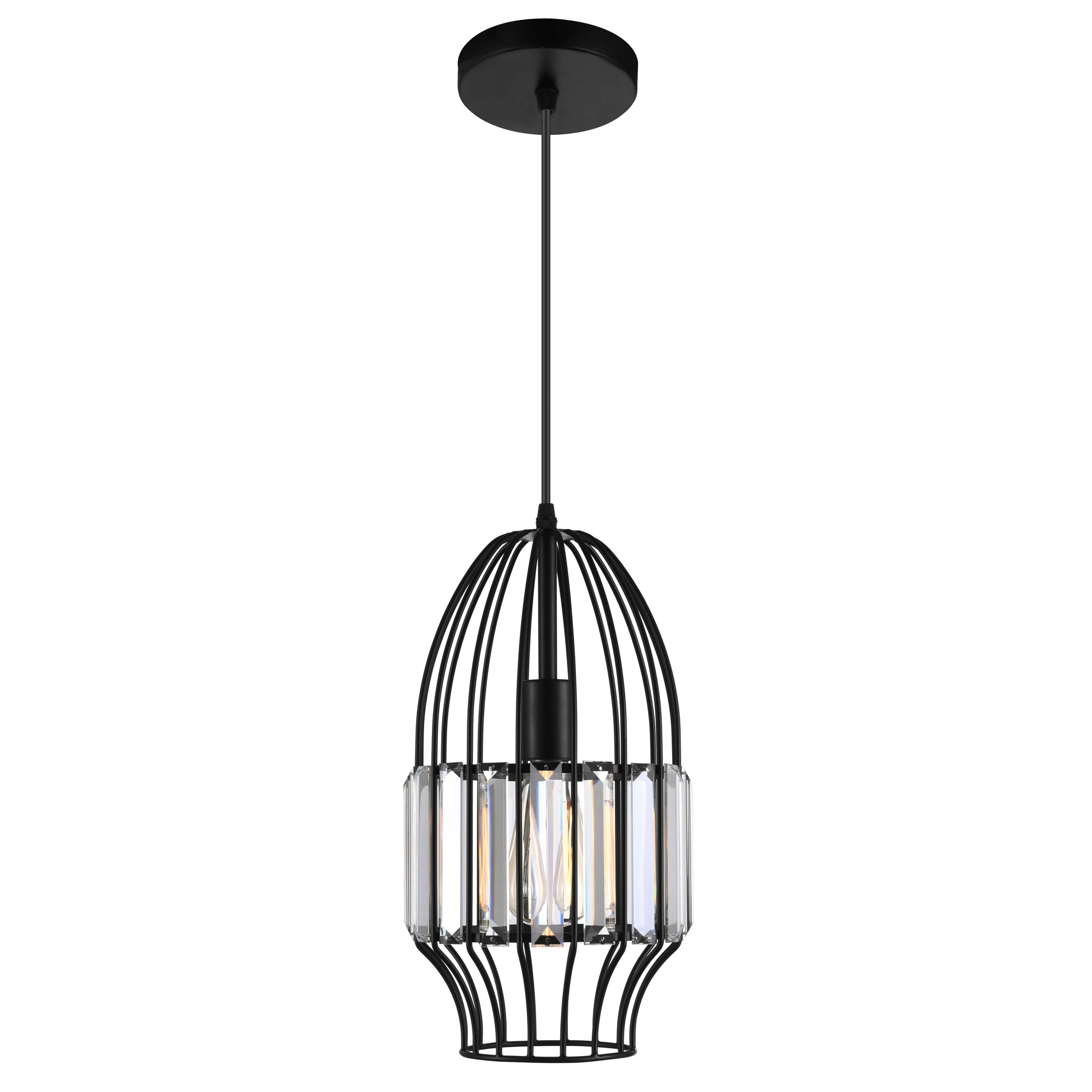 Alethia 1 Light Black Pendant Mini Light