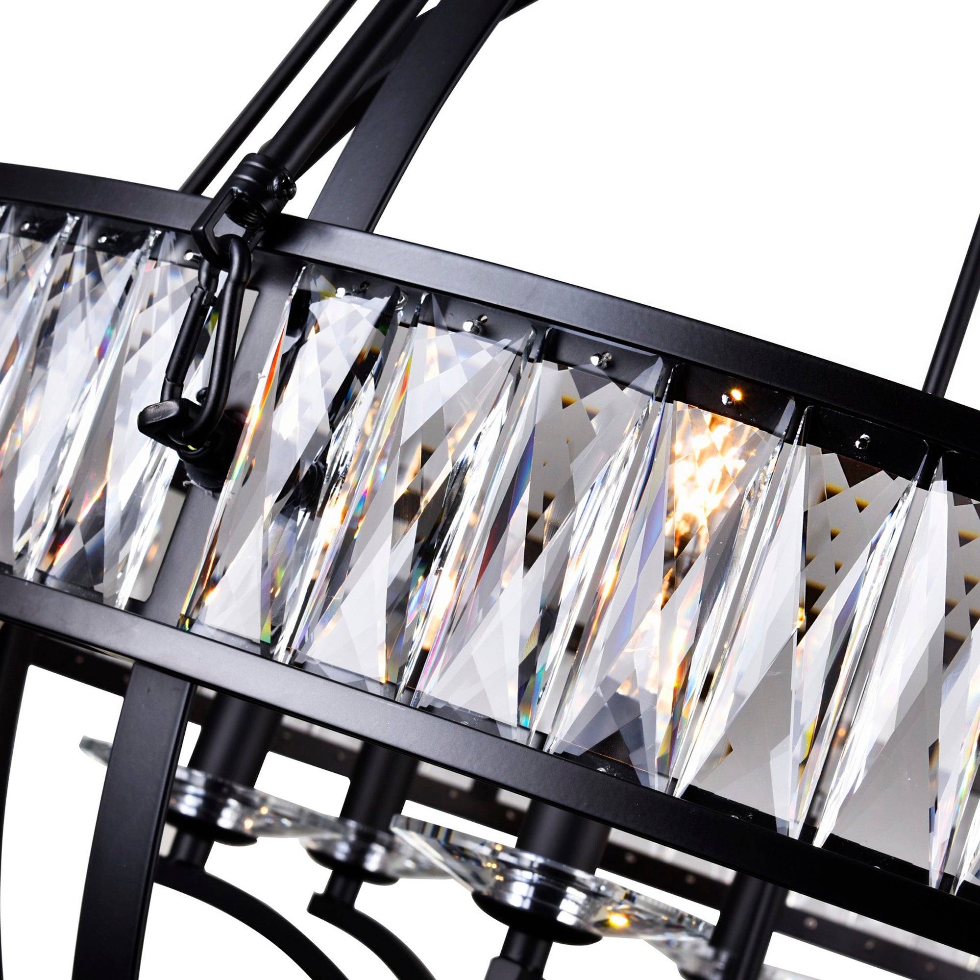 Arkansas Chandeliers 6 Light Black Frame