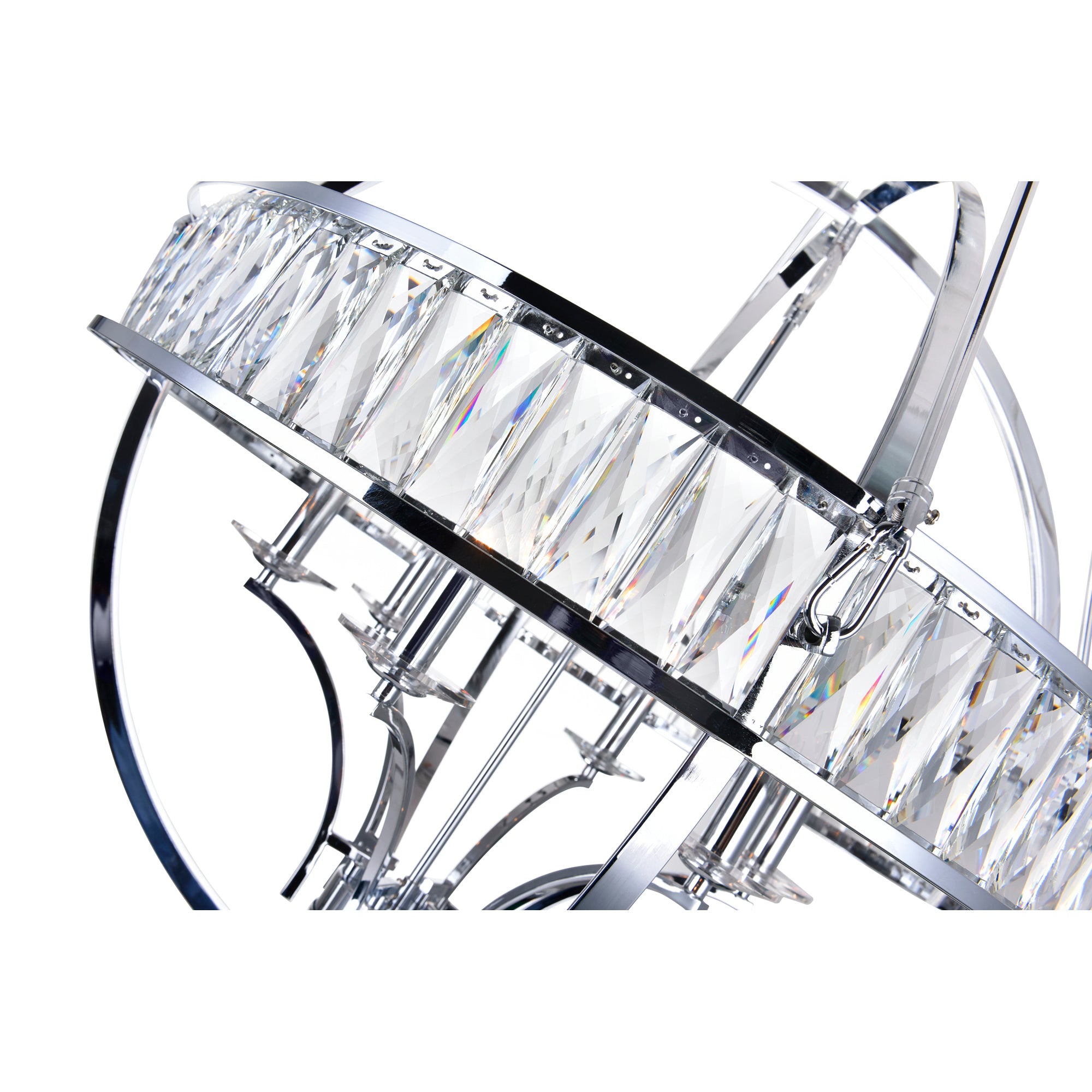 Arkansas Chandelier Chrome 6 Lights