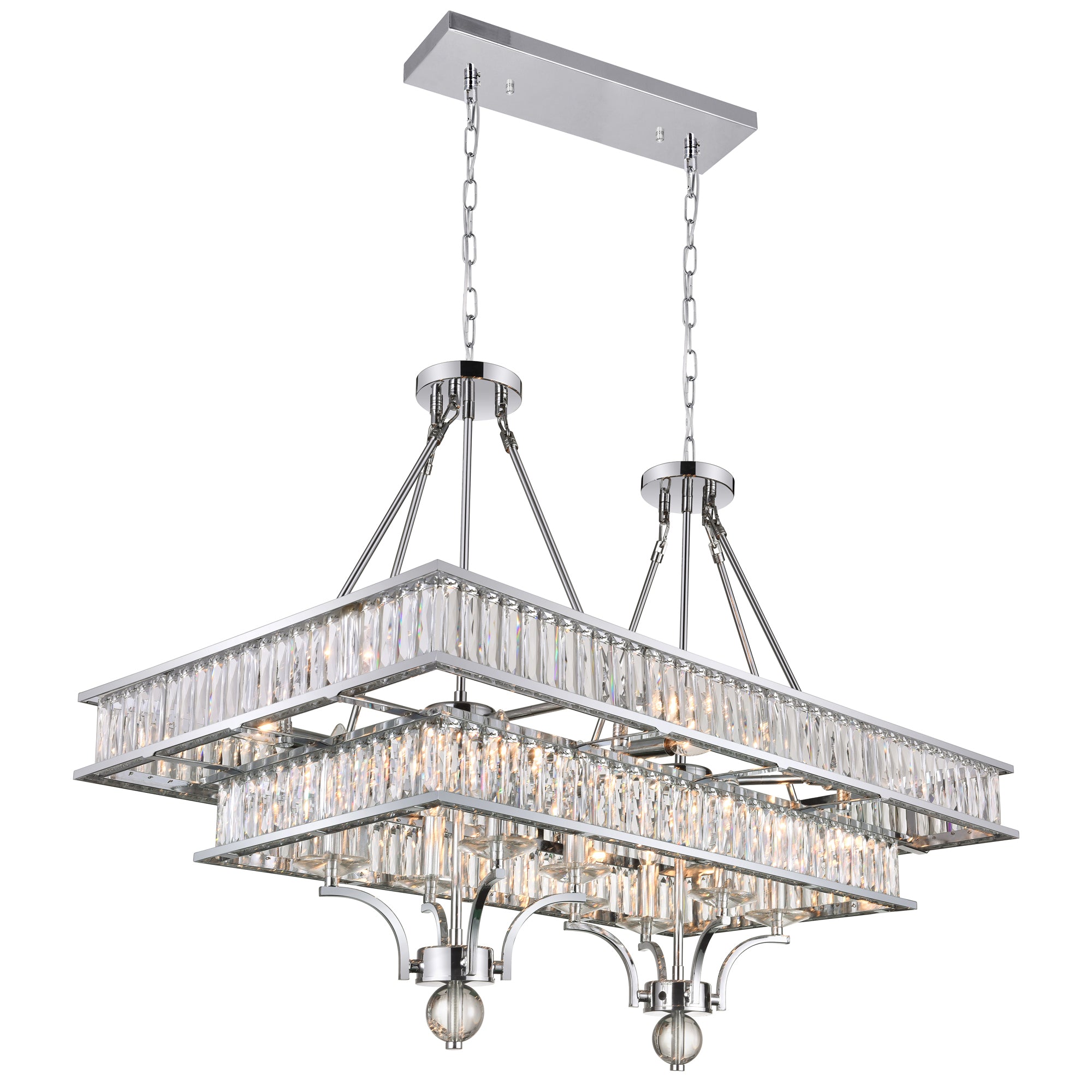 Shalia 16 Light Chrome Chandelier