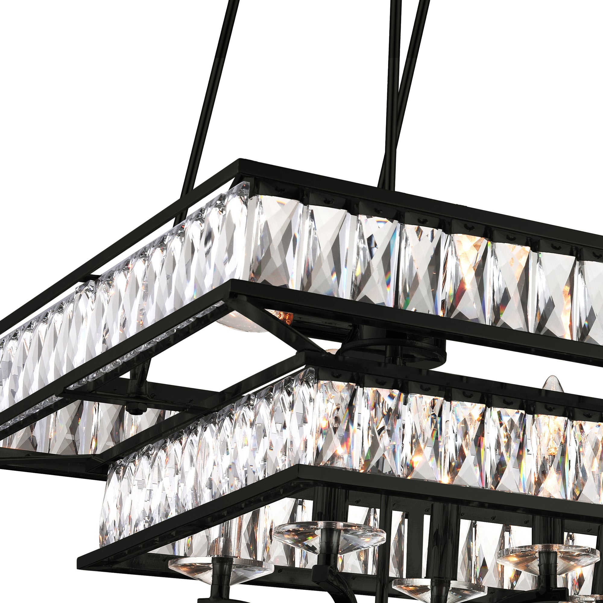 Shalia 20 Light Black Chandelier
