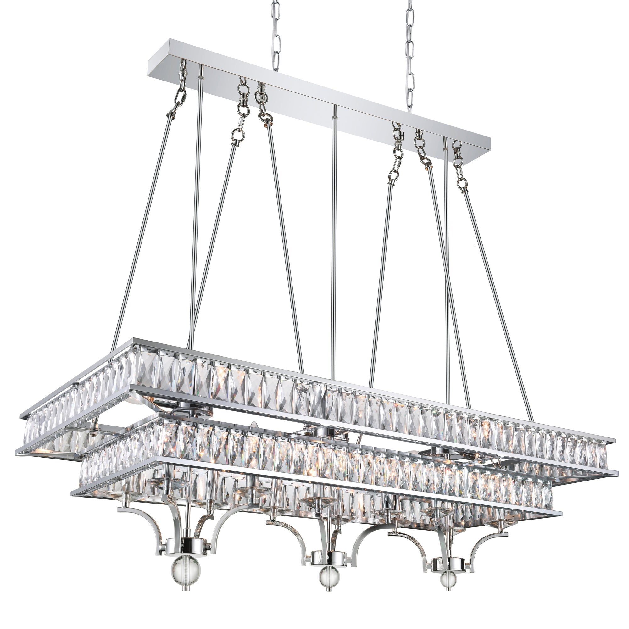 Shalia 20 Light Chrome Chandelier