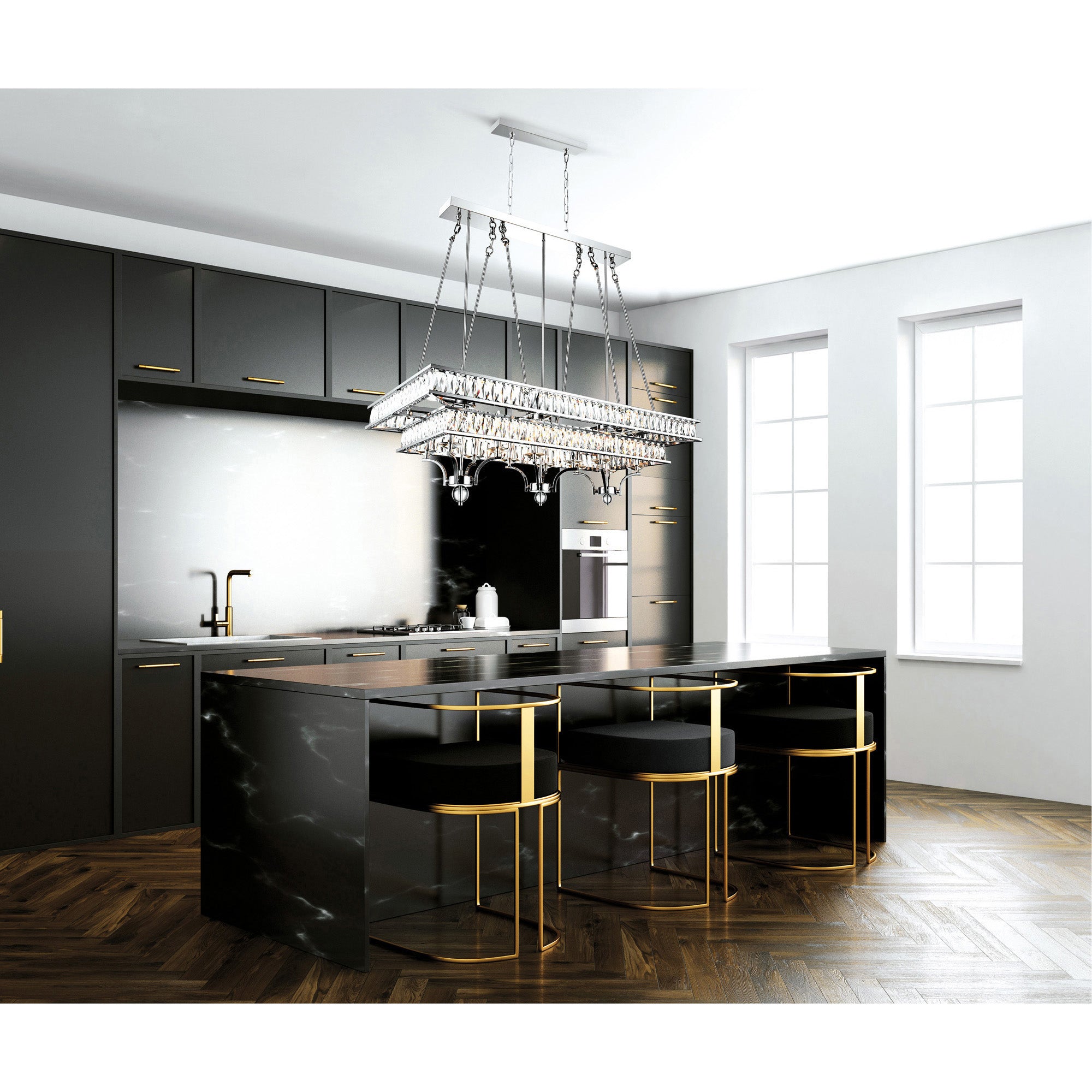 Shalia 20 Light Chrome Chandelier