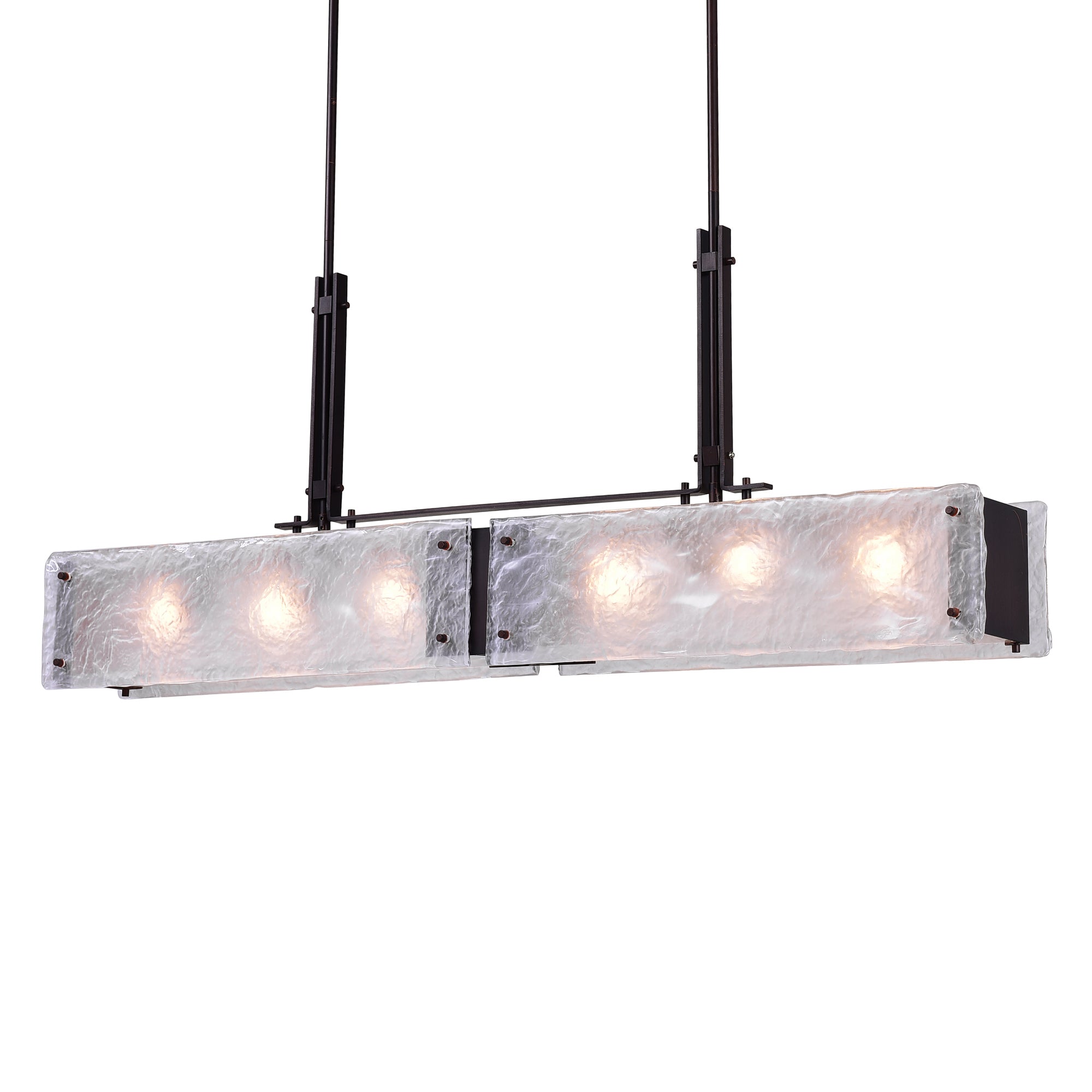 Assunta 6 Light Black Chandelier