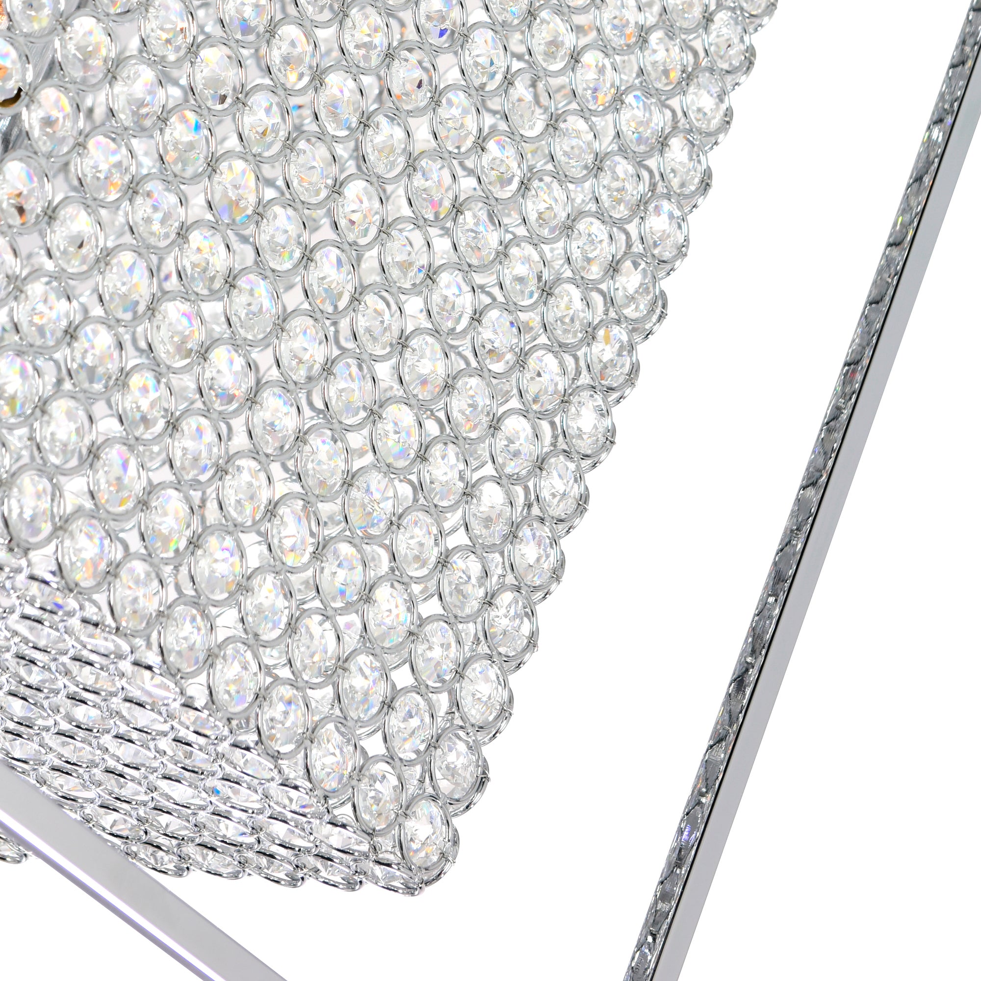 Cube 11 Light Chrome Chandelier