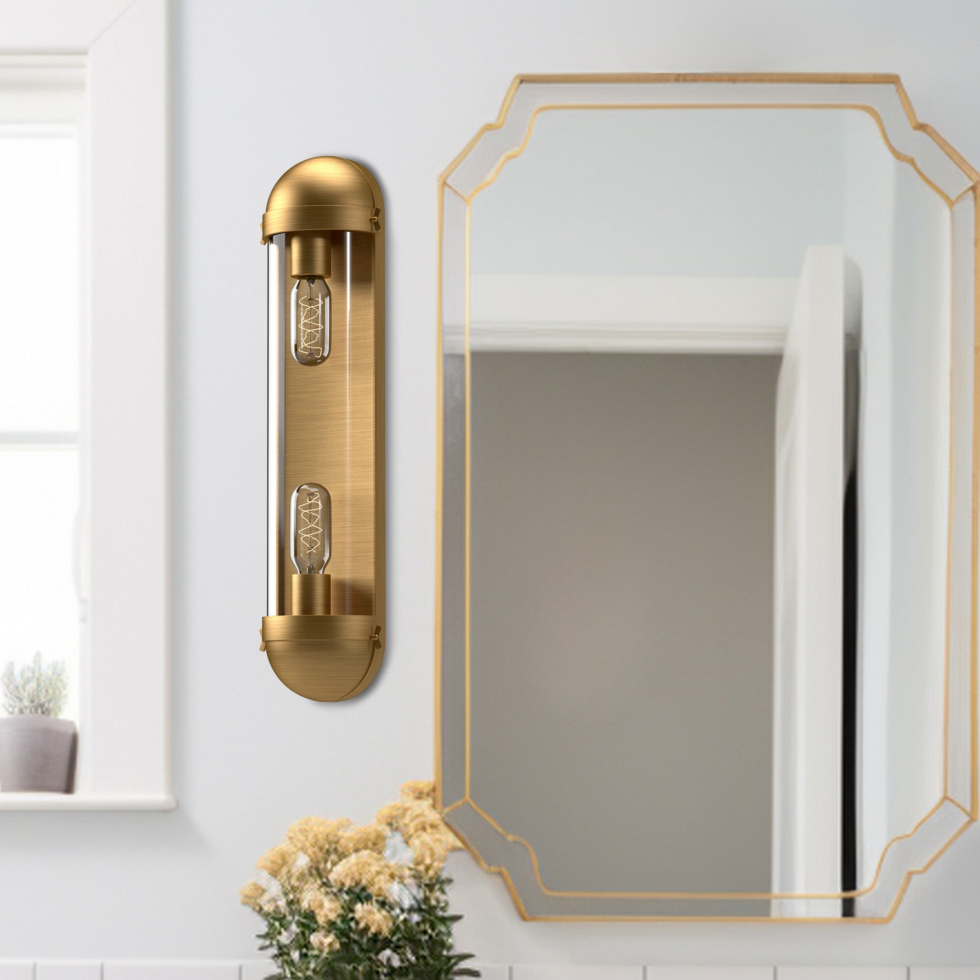 Cyrus 6-in Steel Vanity Light