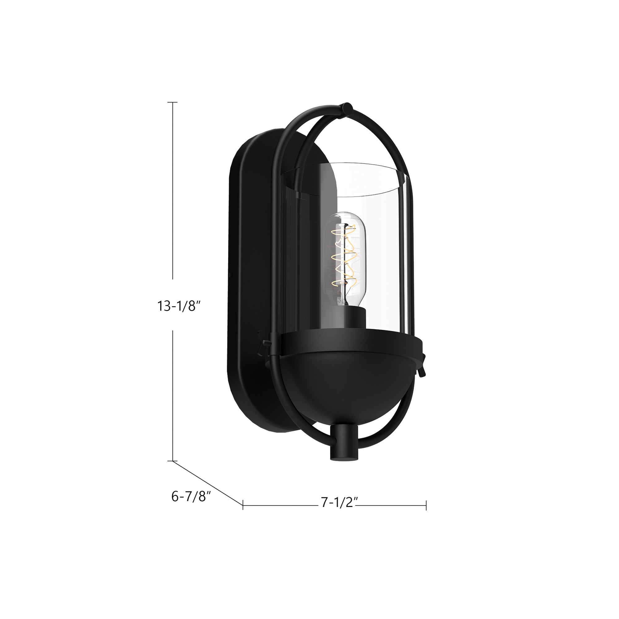 Cyrus 7-in Steel Vanity Light