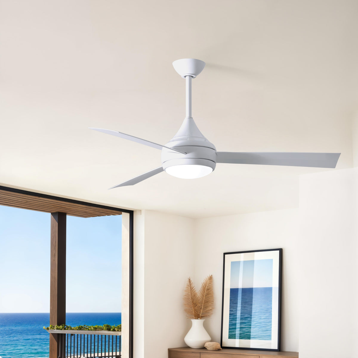 52-Inch Donaire 3-Blade Ceiling Fan with LED Light