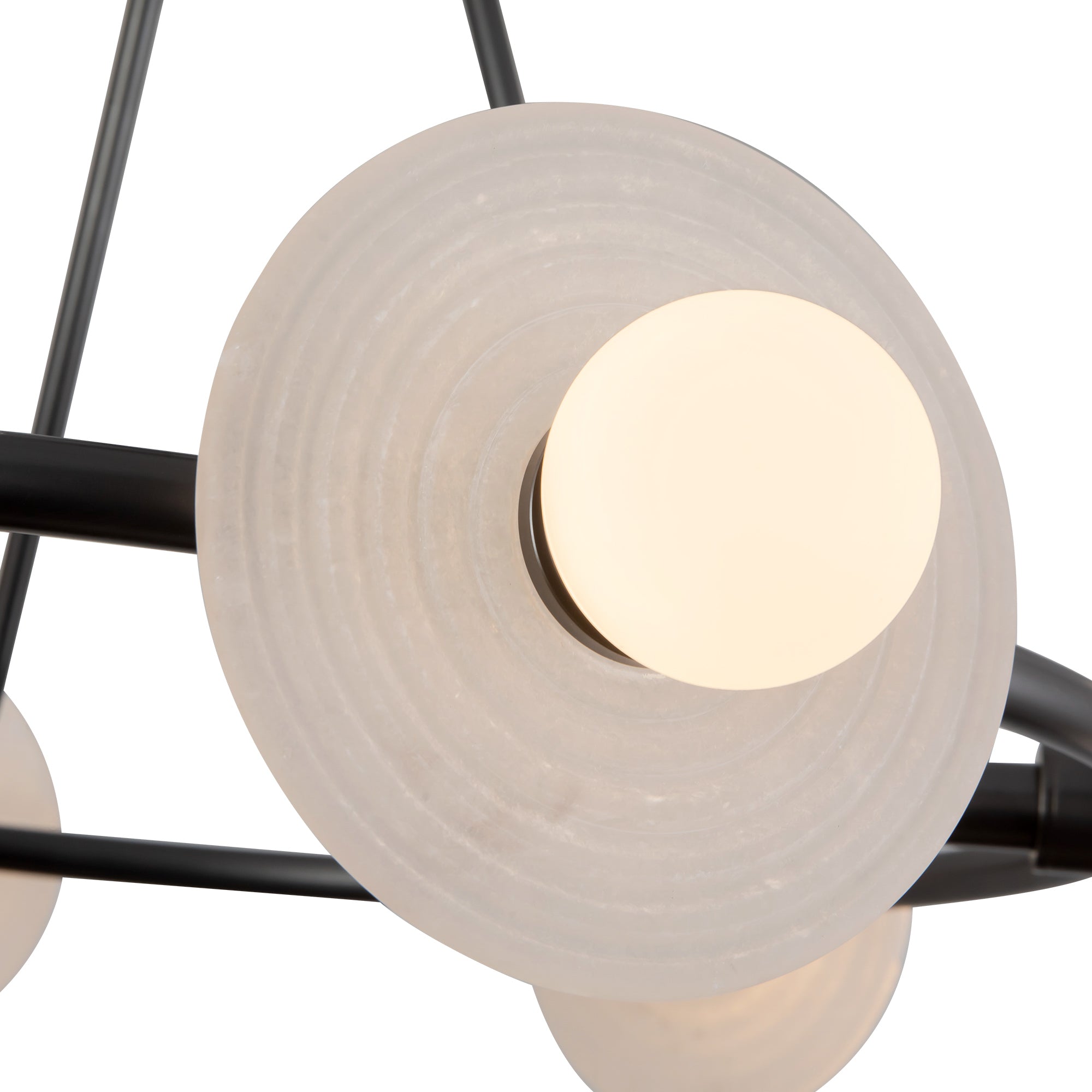 Dahlia 28-in Steel Chandelier