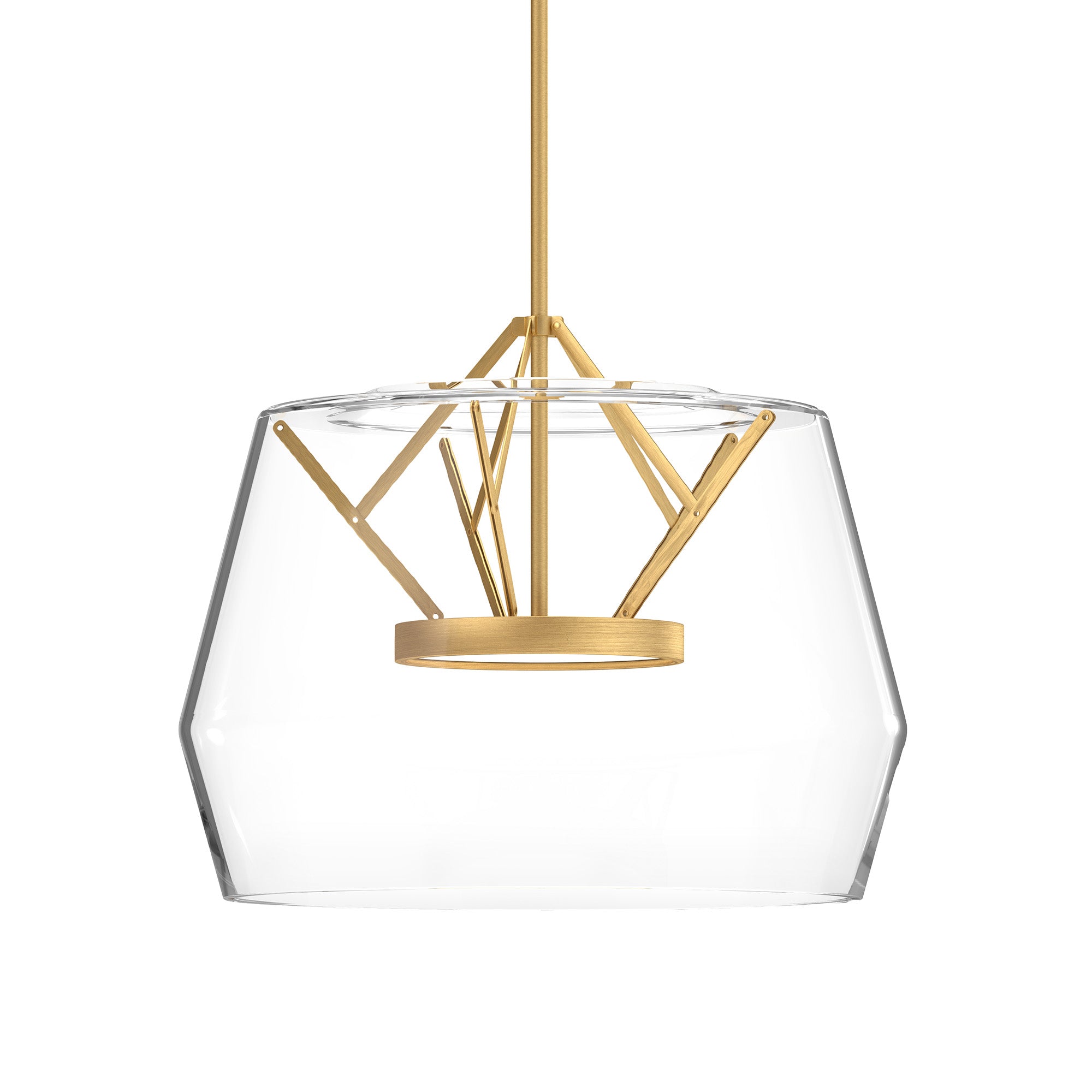 Deco 18-in Steel Pendant