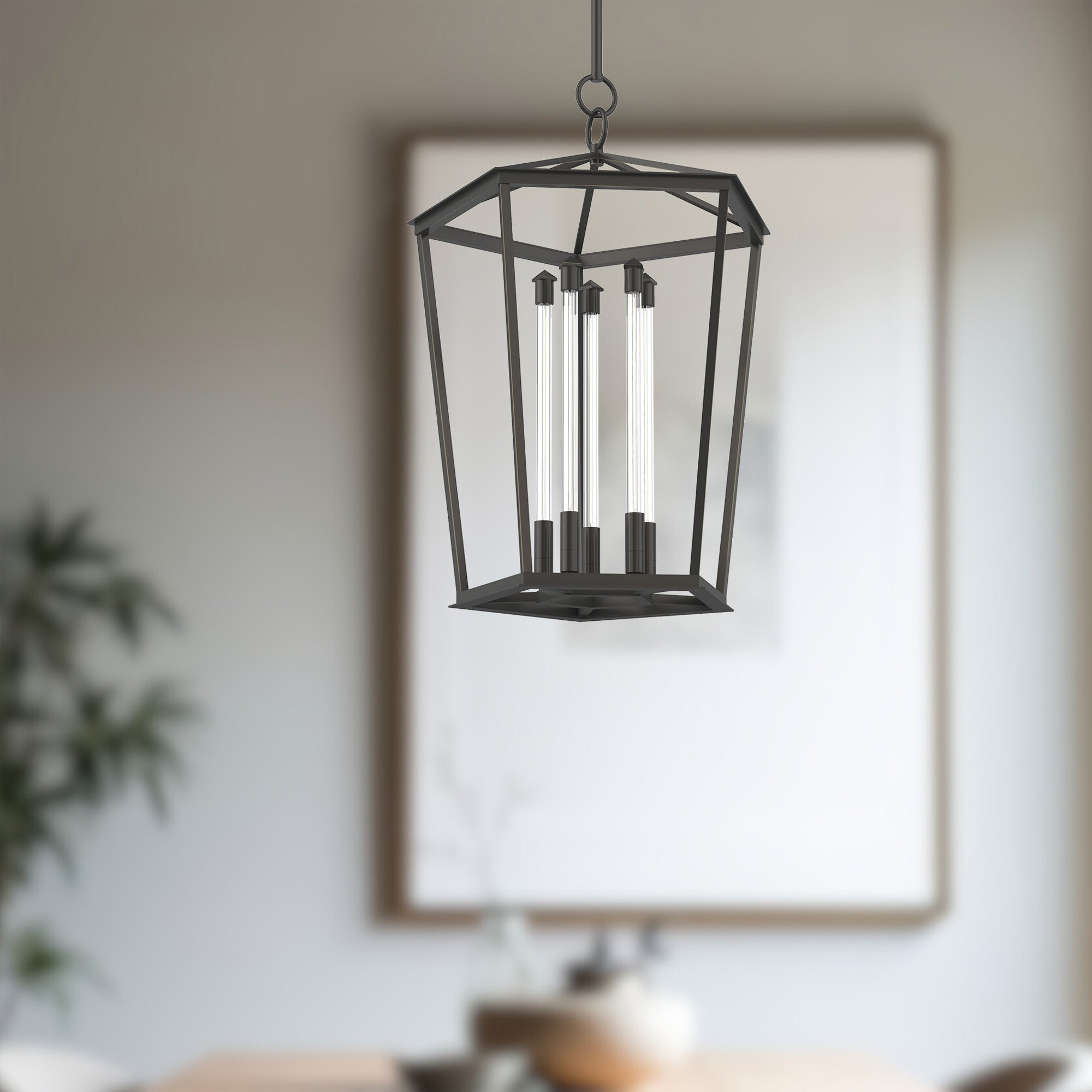 Delphine 22-in Steel Pendant