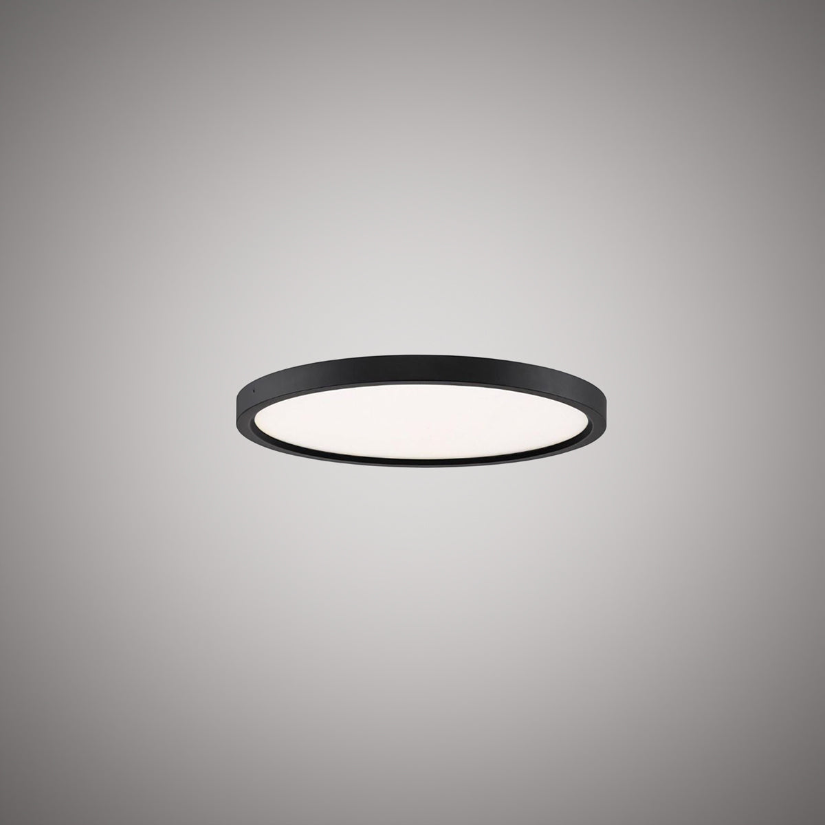 Disc 7-in Black Dimmable 12W