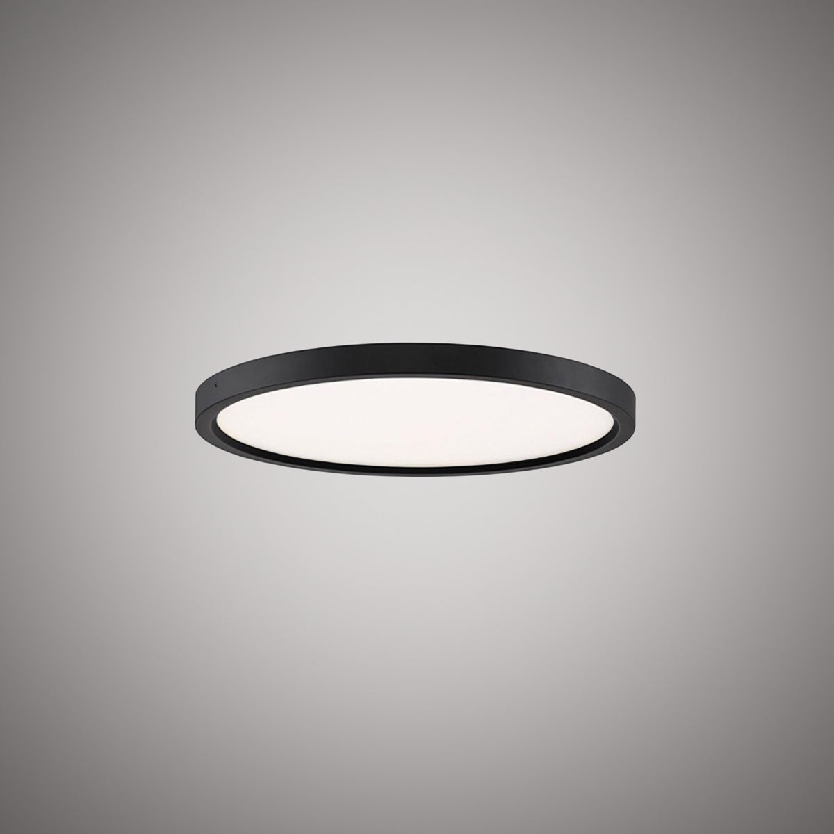 Disc 9-in Black Dimmable 18W