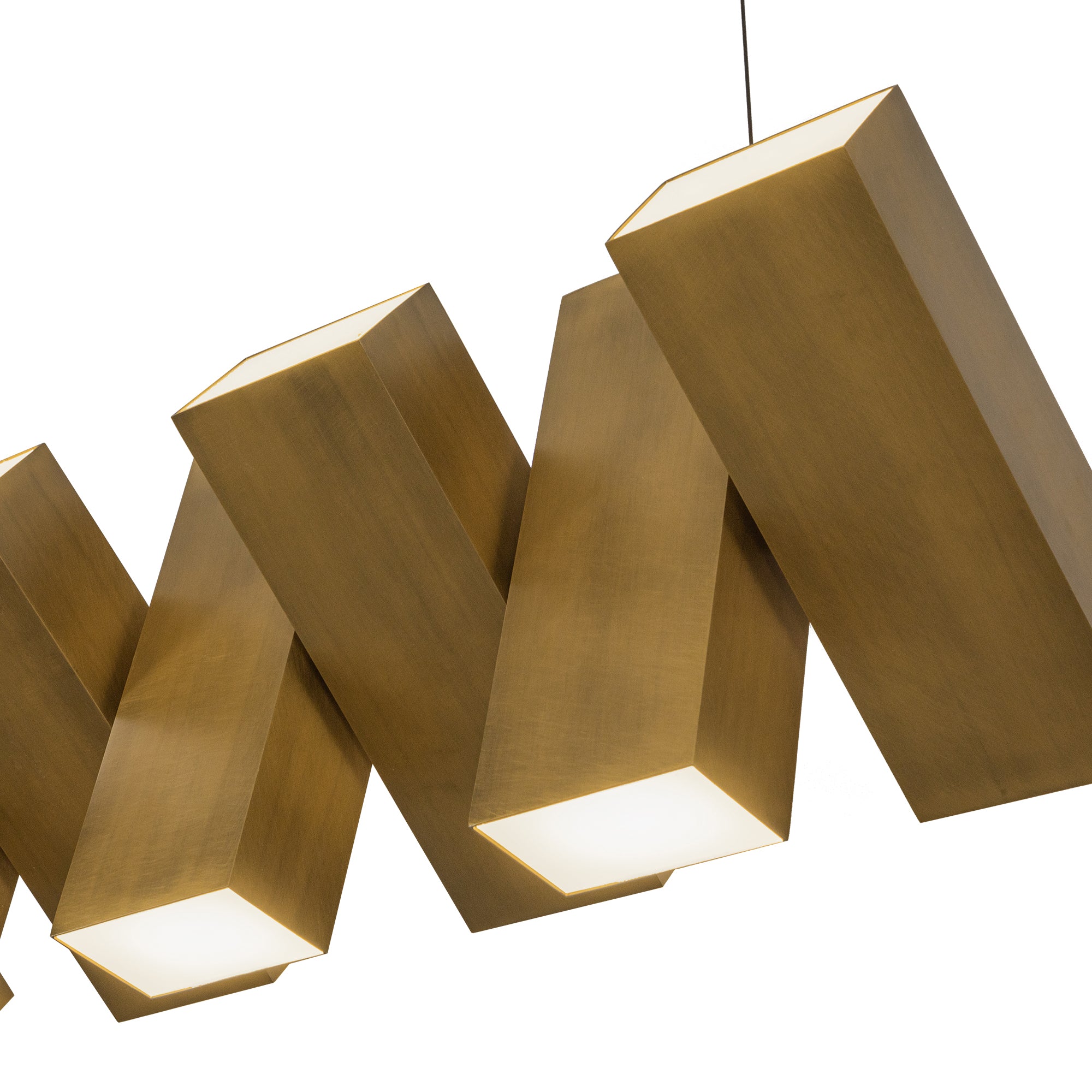 Domino 35-in Up and Down Linear LED Pendant