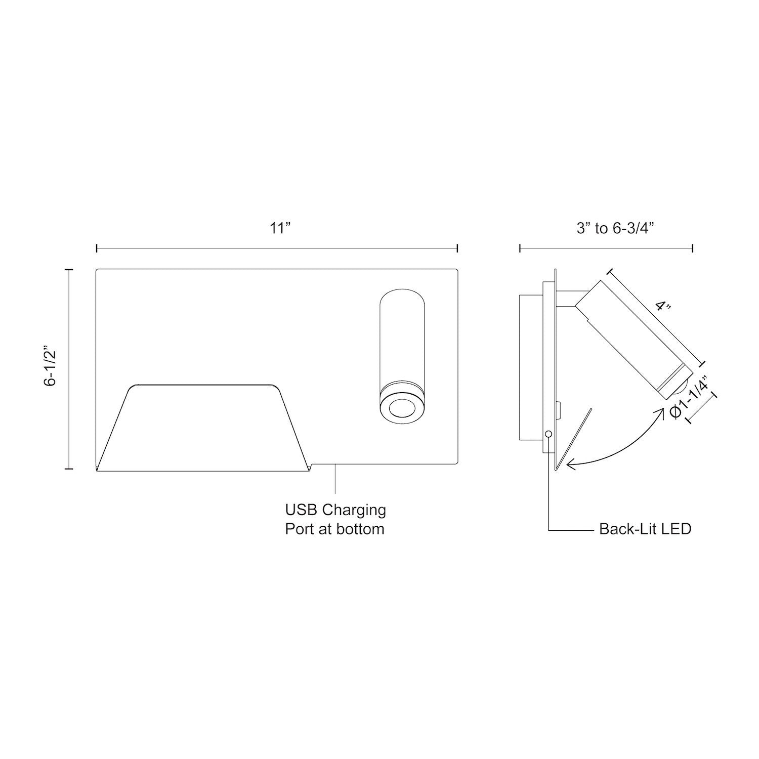 Dorchester 11-in Aluminum Steel Wall Sconce