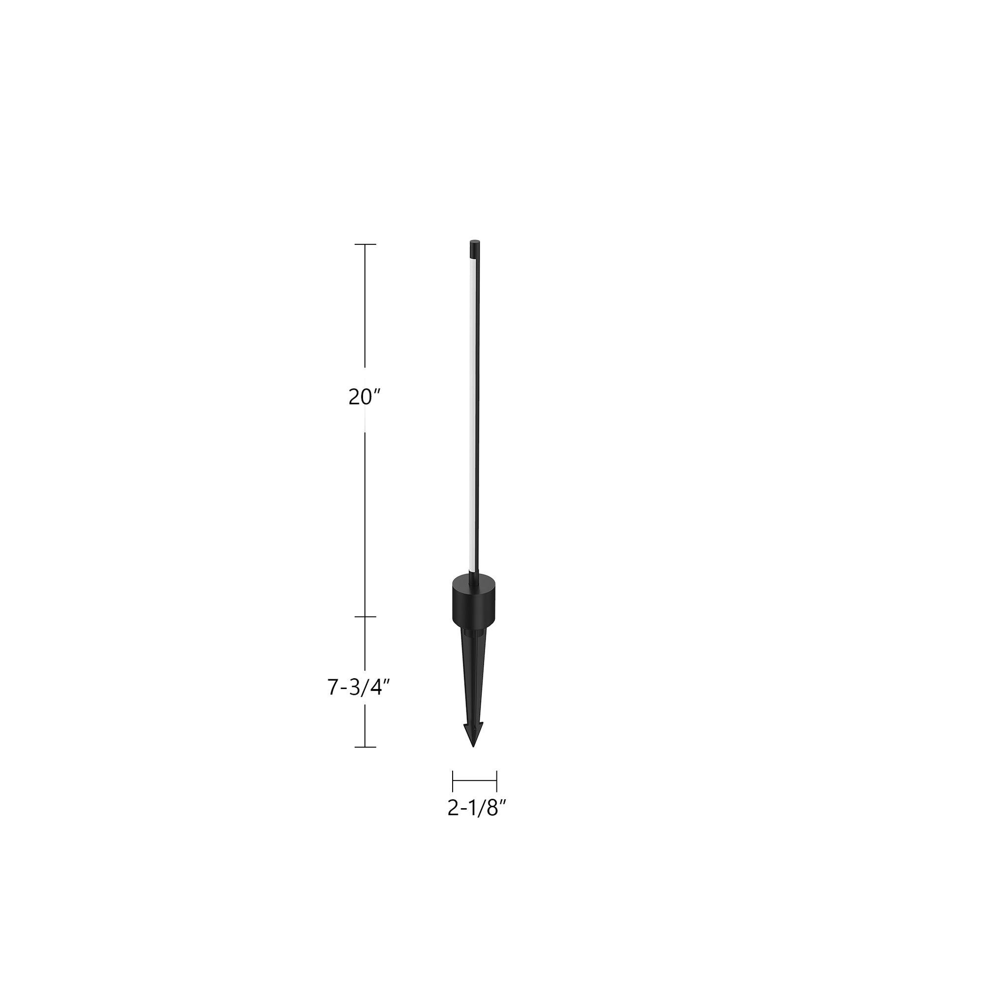 Dorian 18-in Aluminum Outdoor Path Light