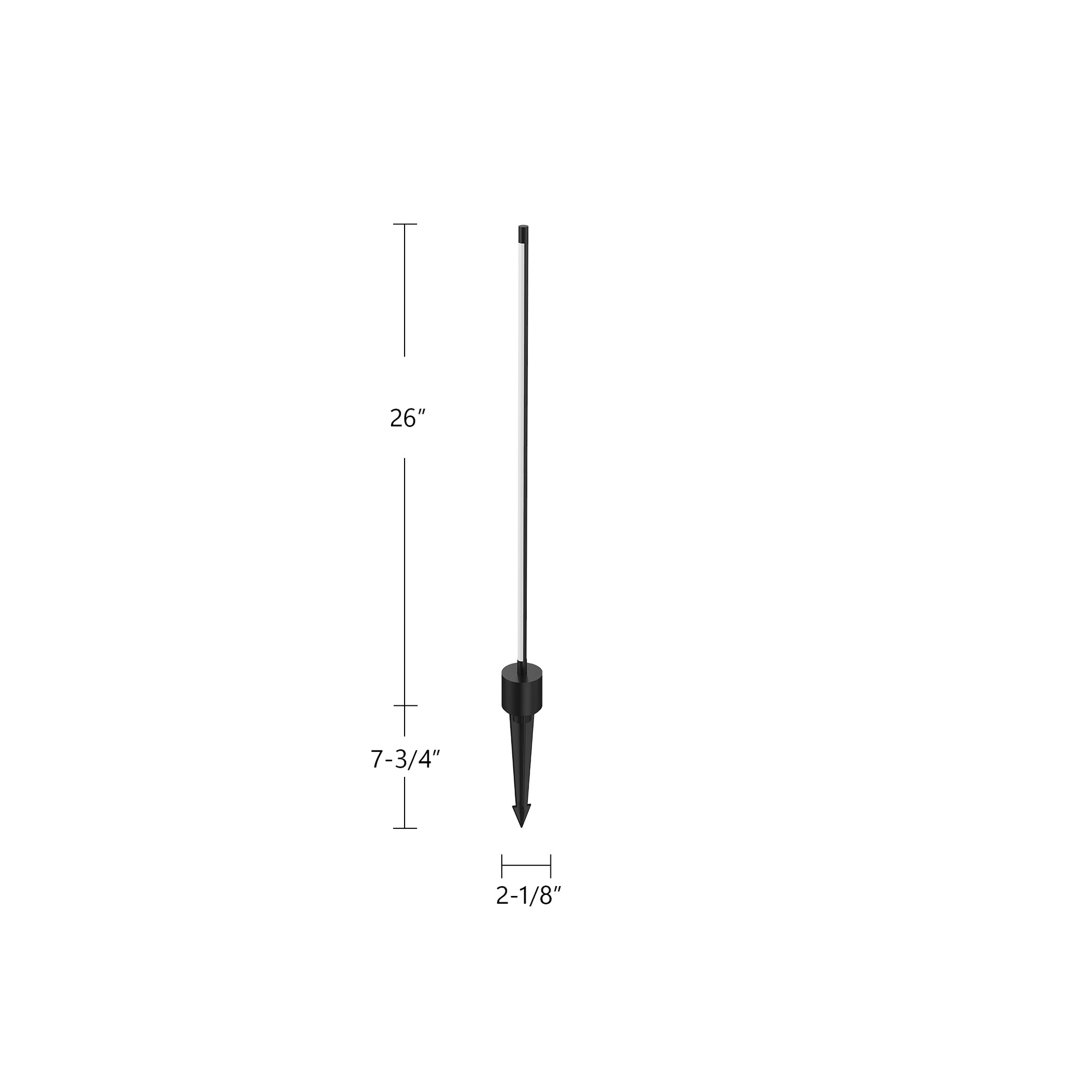 Dorian 24-in Aluminum Outdoor Path Light