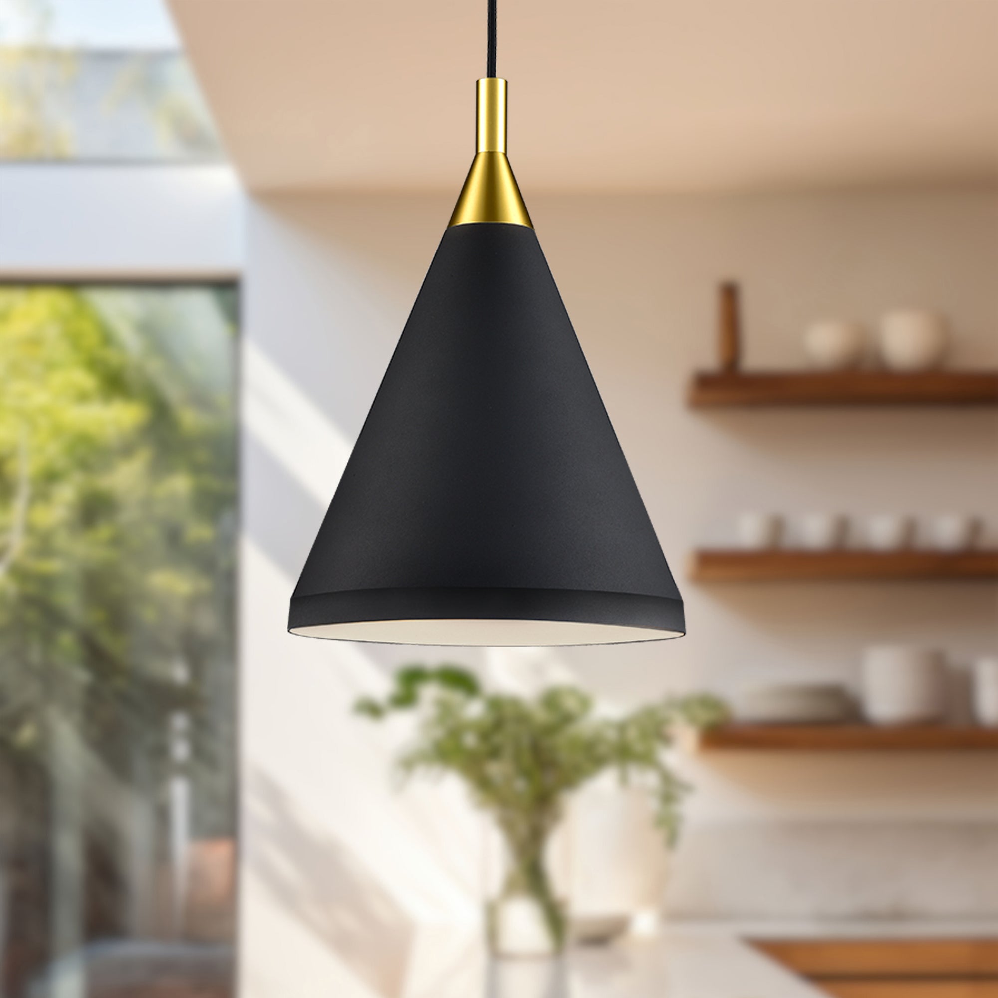 Dorothy 10-in Aluminum Pendant