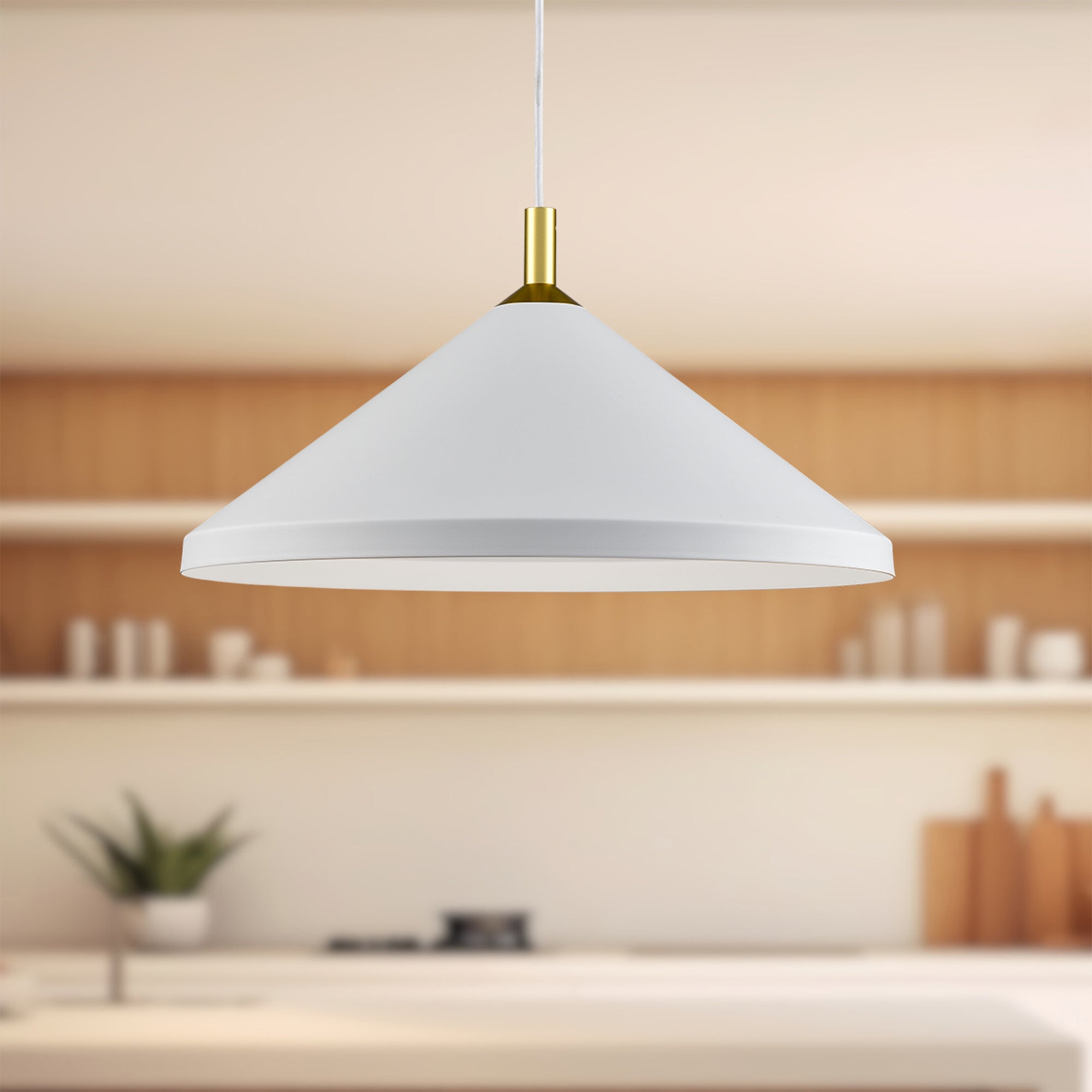 Dorothy 18-in Aluminum Pendant