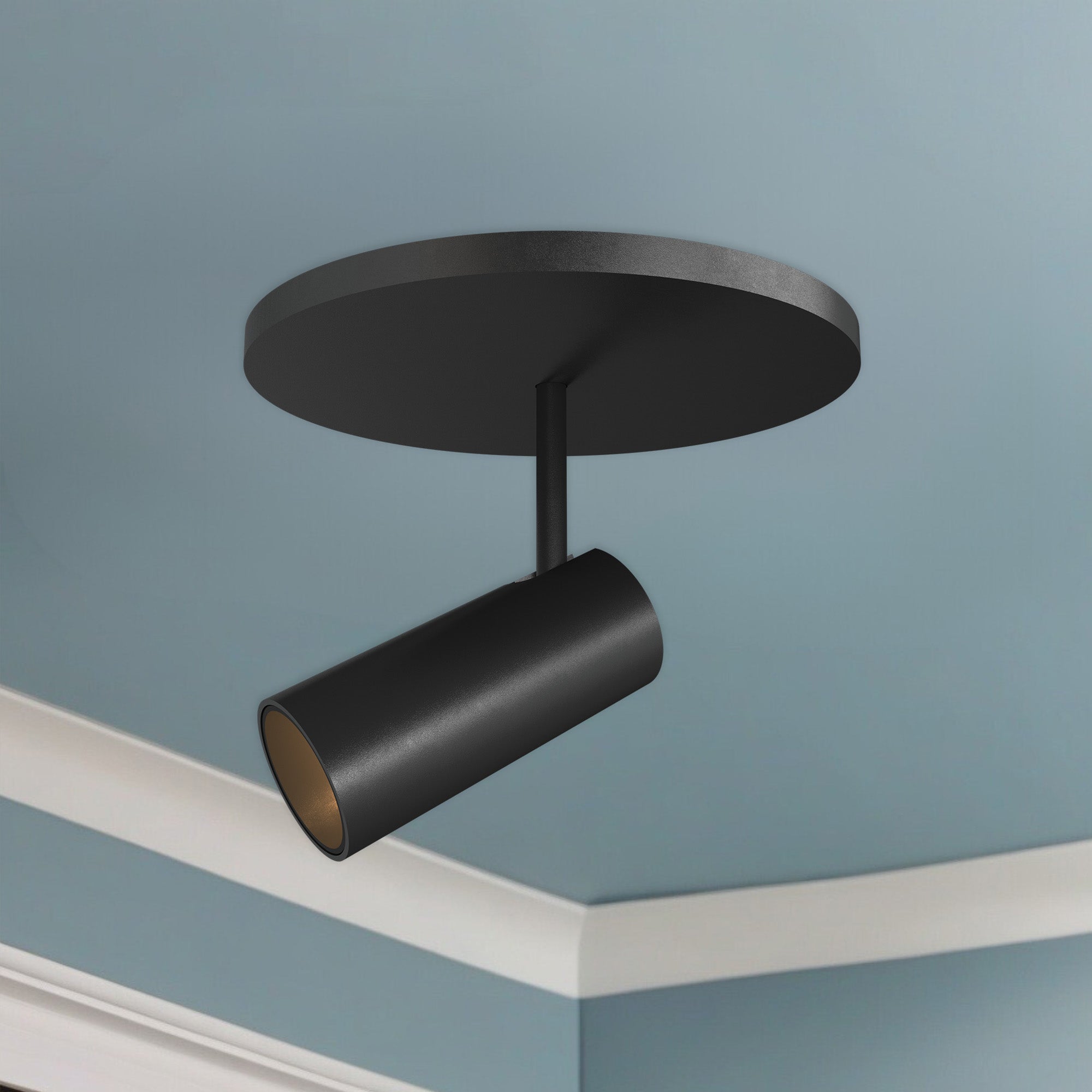 Downey 3-in Aluminum LED Semi-Flush Mount