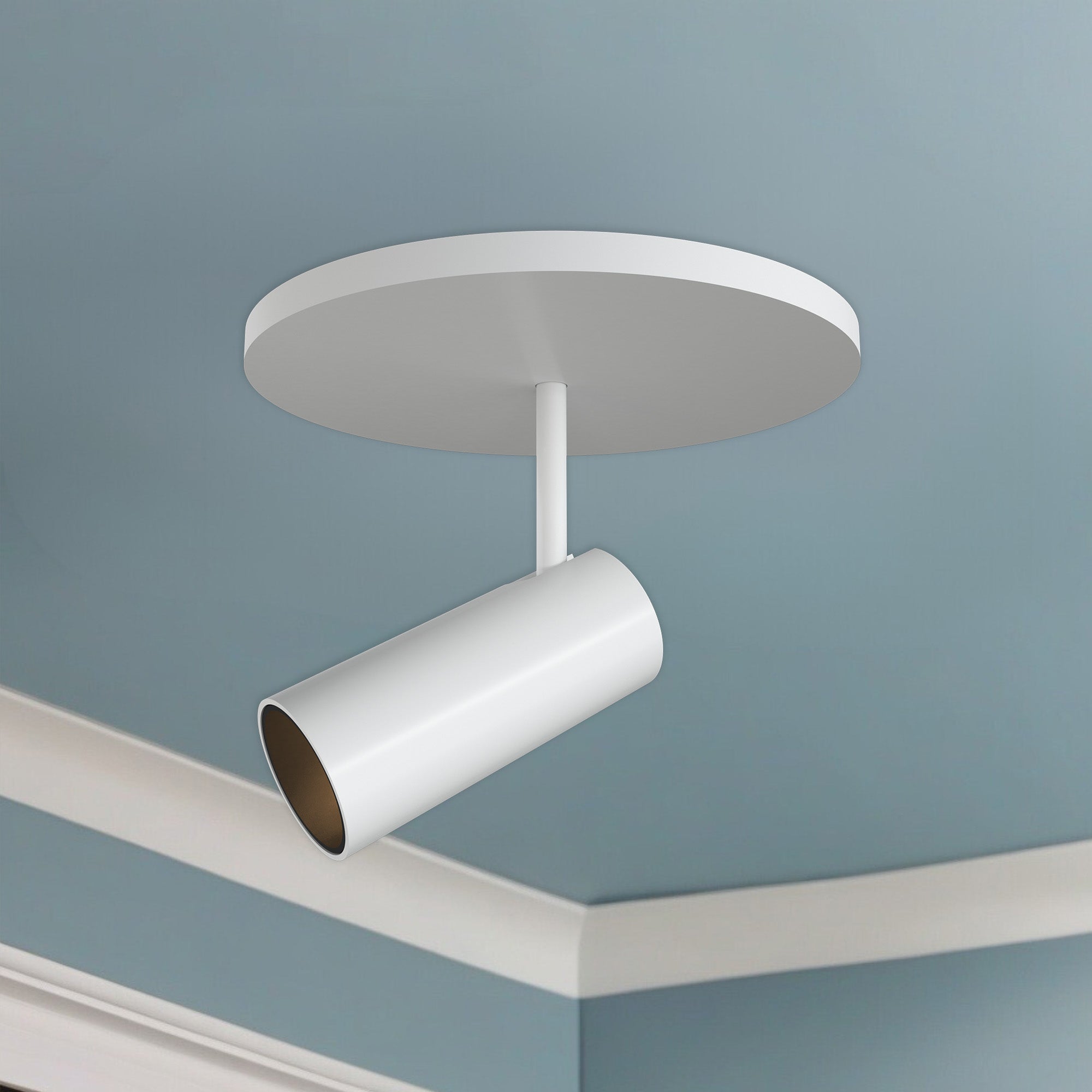 Downey 3-in Aluminum LED Semi-Flush Mount
