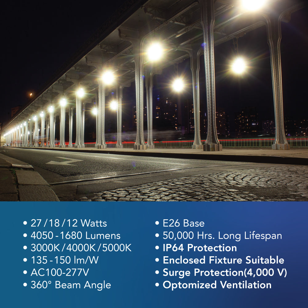 Commercial LED Bulb 12/18/27W Corn Cob 3 Color