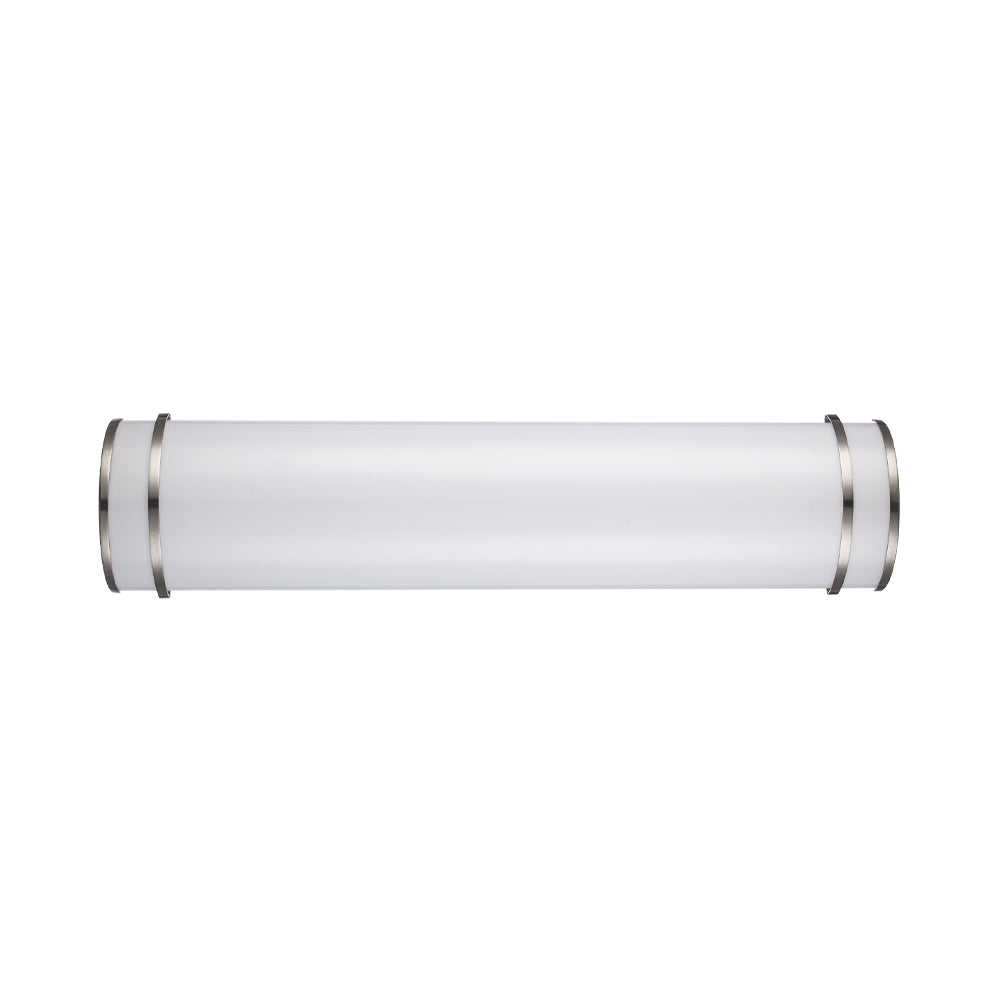Residential LED Vanity Light 28W 2ft 5-Color Selectable Brushed Nickel